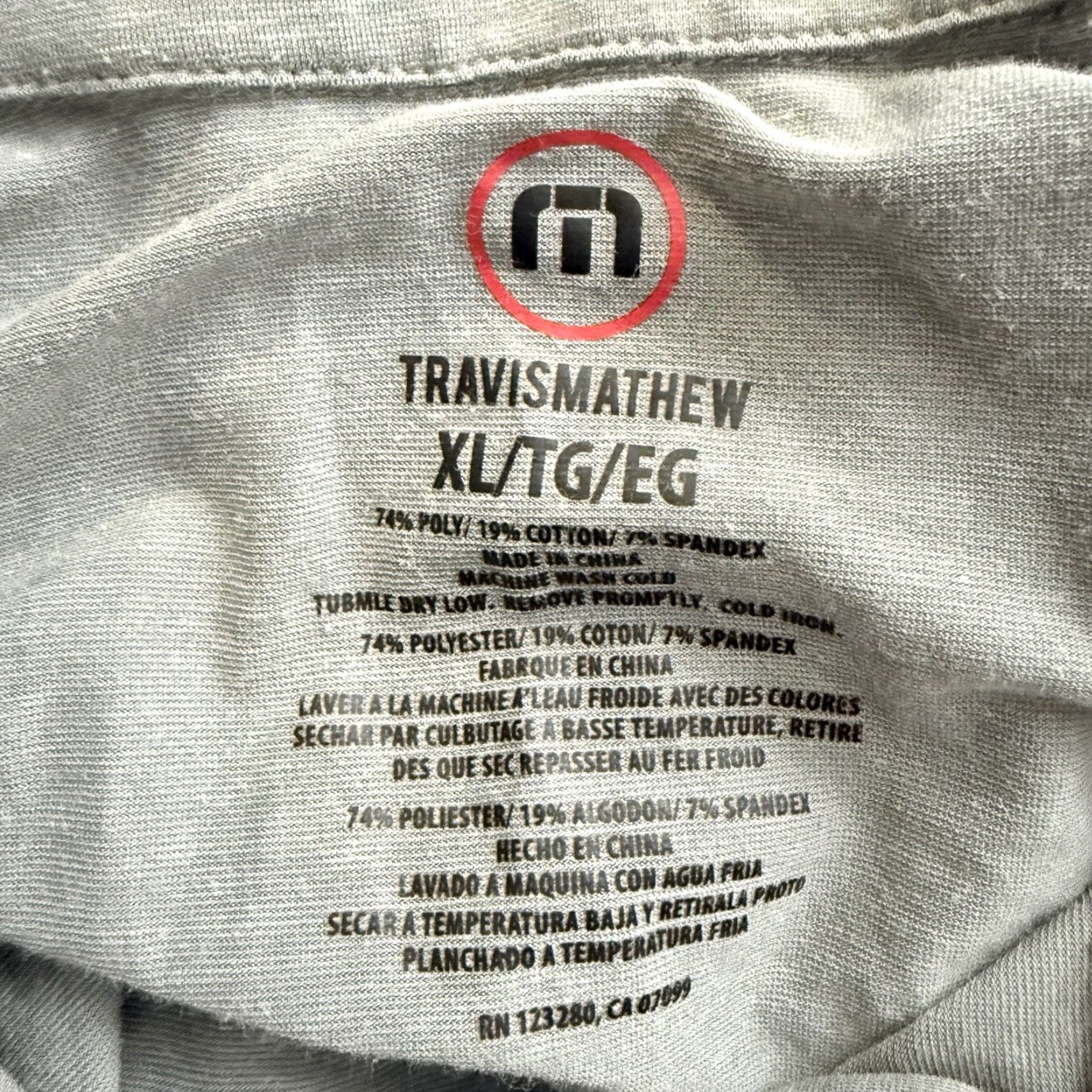 TravisMathew Travis Mathew Gray Half Zip Polyester Blend Pullover Mens Size XL Zip Pullover Size US XL / EU 56 / 4 - 4 Thumbnail