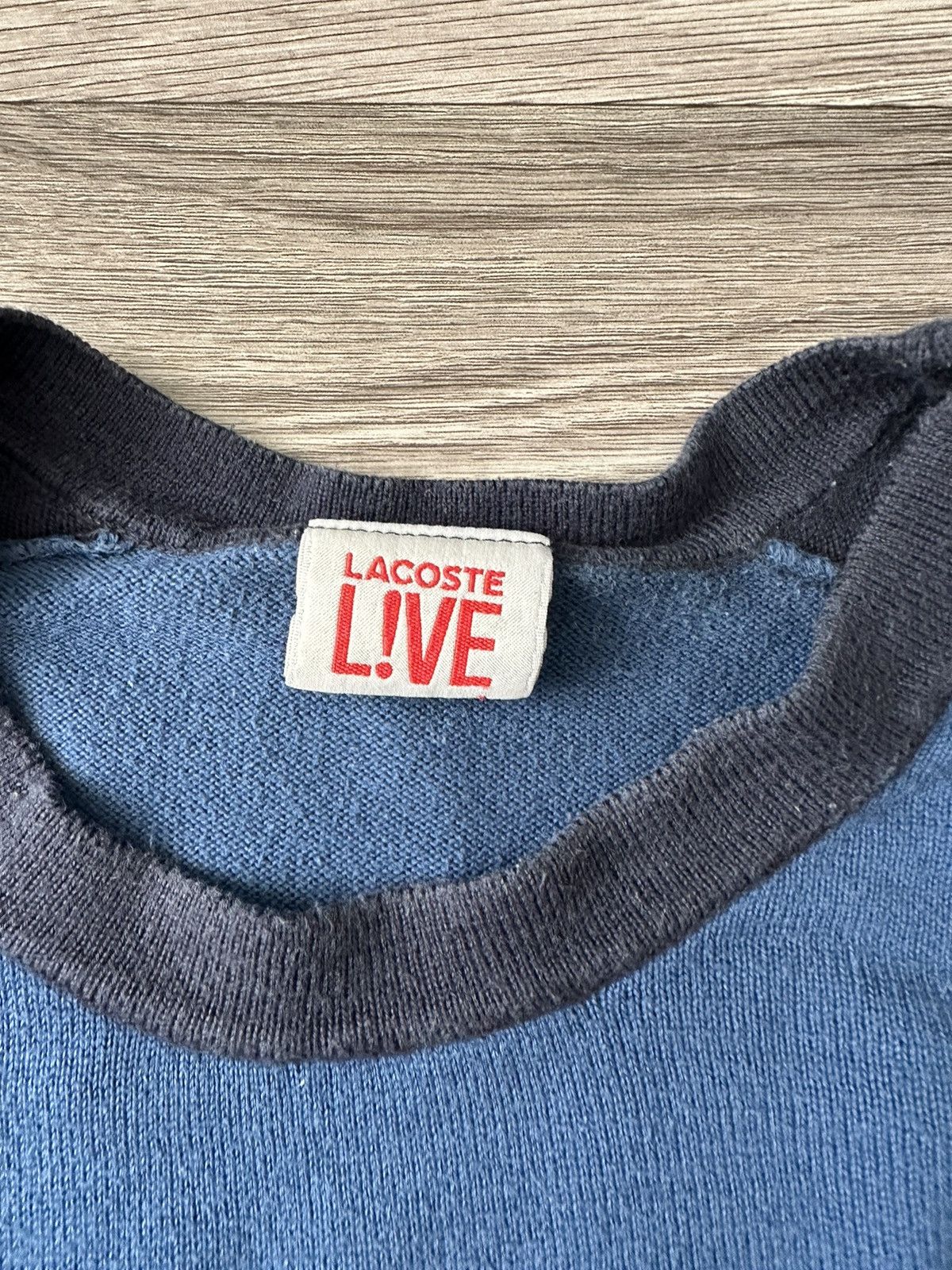 Lacoste Lacoste LIVE Thin Lightweight Blue Sweater size S hype Size US S / EU 44-46 / 1 - 3 Thumbnail