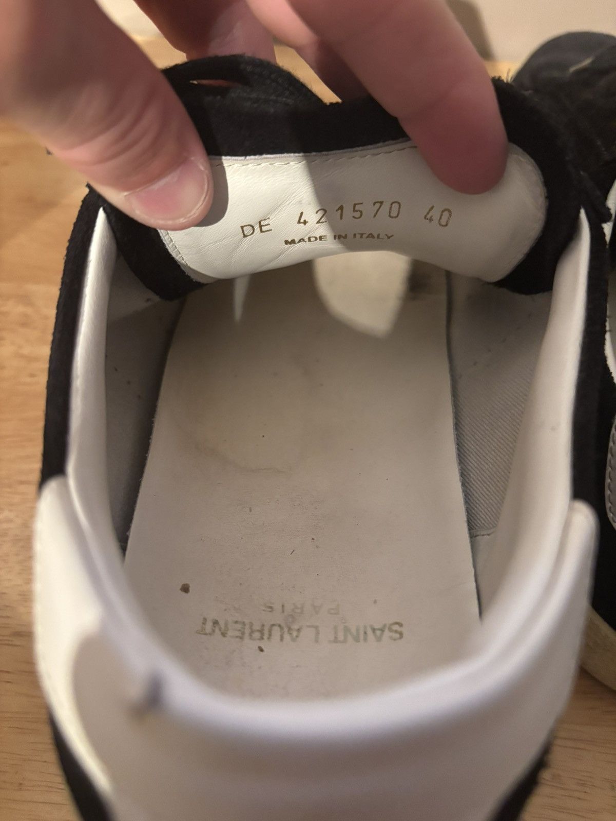 Saint Laurent Paris Saint Laurent low top suede sneakers Size US 7 / EU 40 - 7 Thumbnail