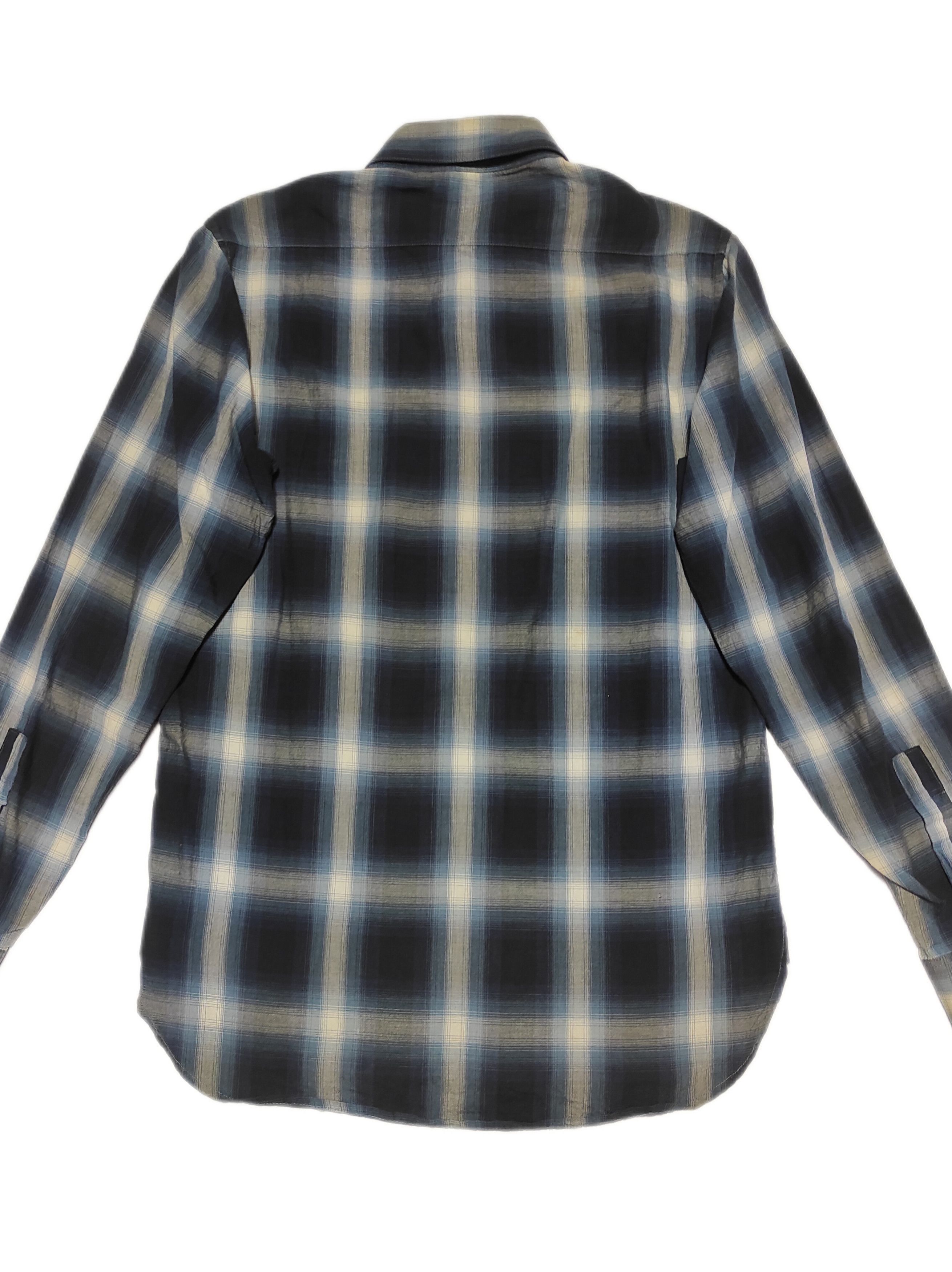 Saint Laurent Paris Beautiful Blu patern Saint Laurent Shirt Size US M / EU 48-50 / 2 - 5 Thumbnail