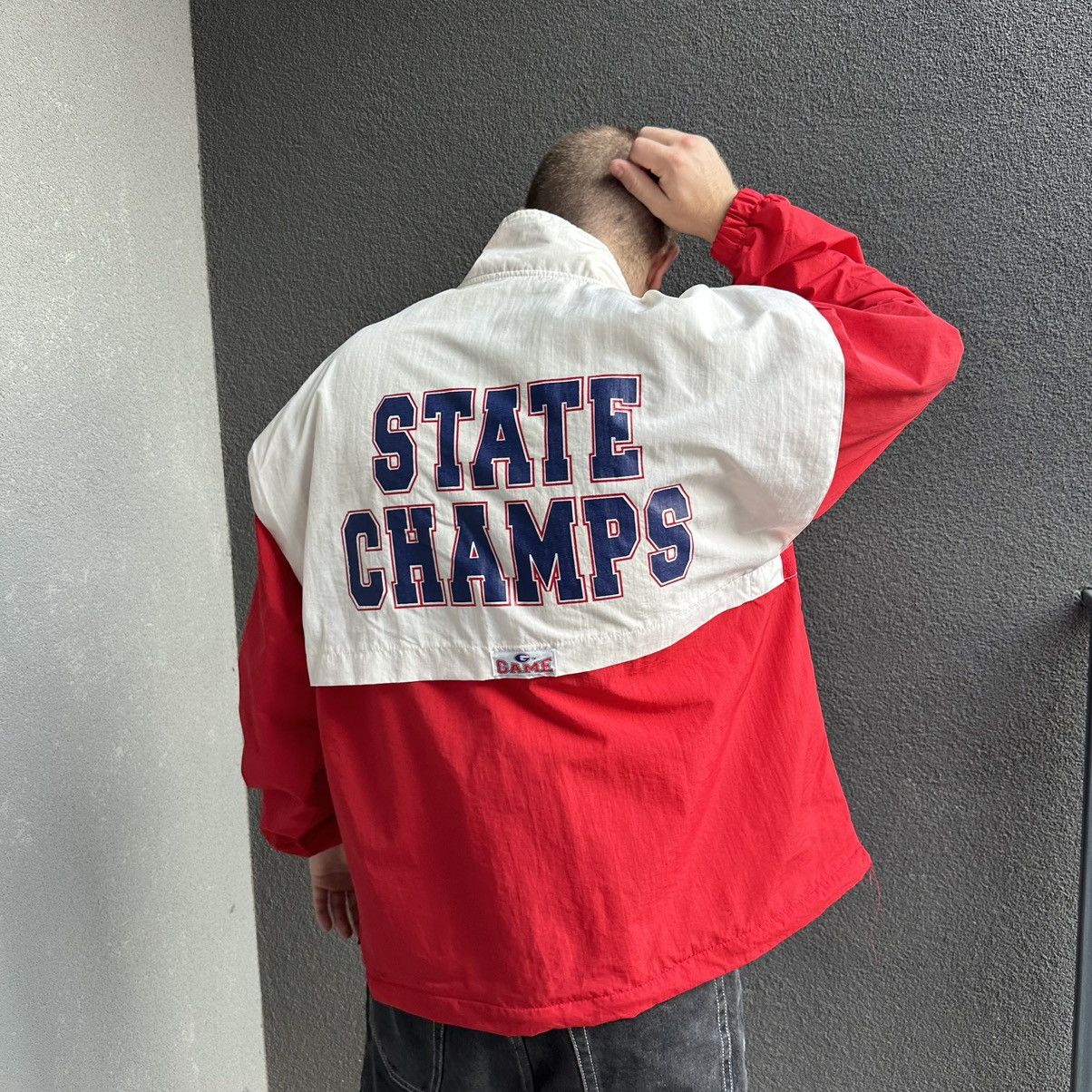 Vintage Vintage State Champs Milton Lacrosse Light Jacket 00s USA Size US L / EU 52-54 / 3 - 1 Thumbnail