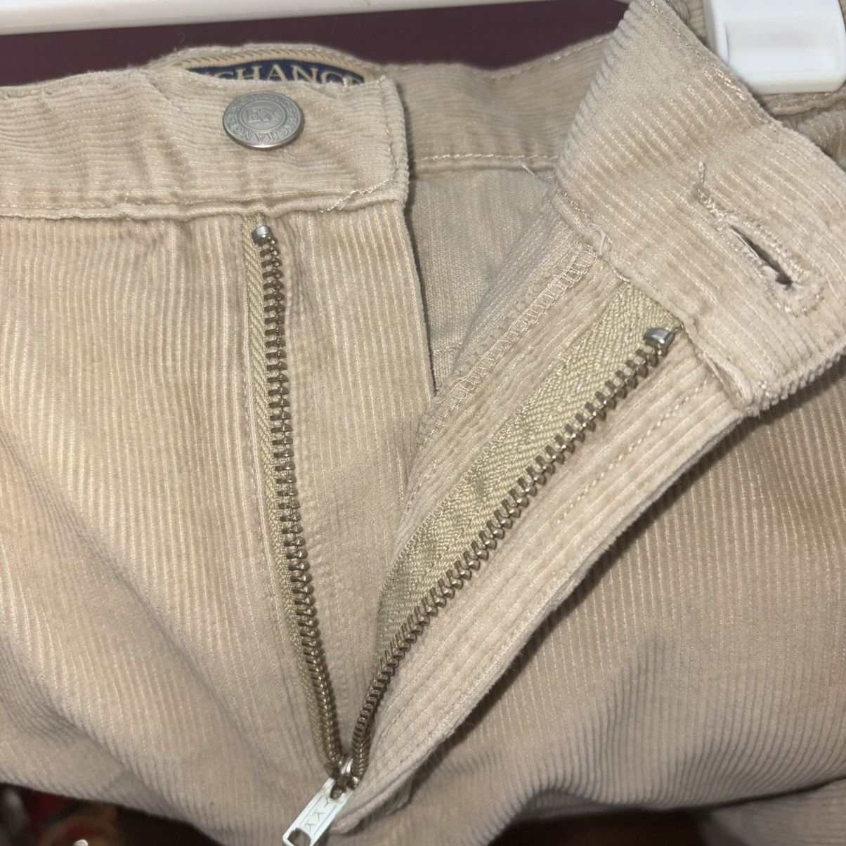 Other NWT Exchange Unlimited Tan Denim Midi Skirt Size 38" / US 16 / IT 52 - 4 Thumbnail