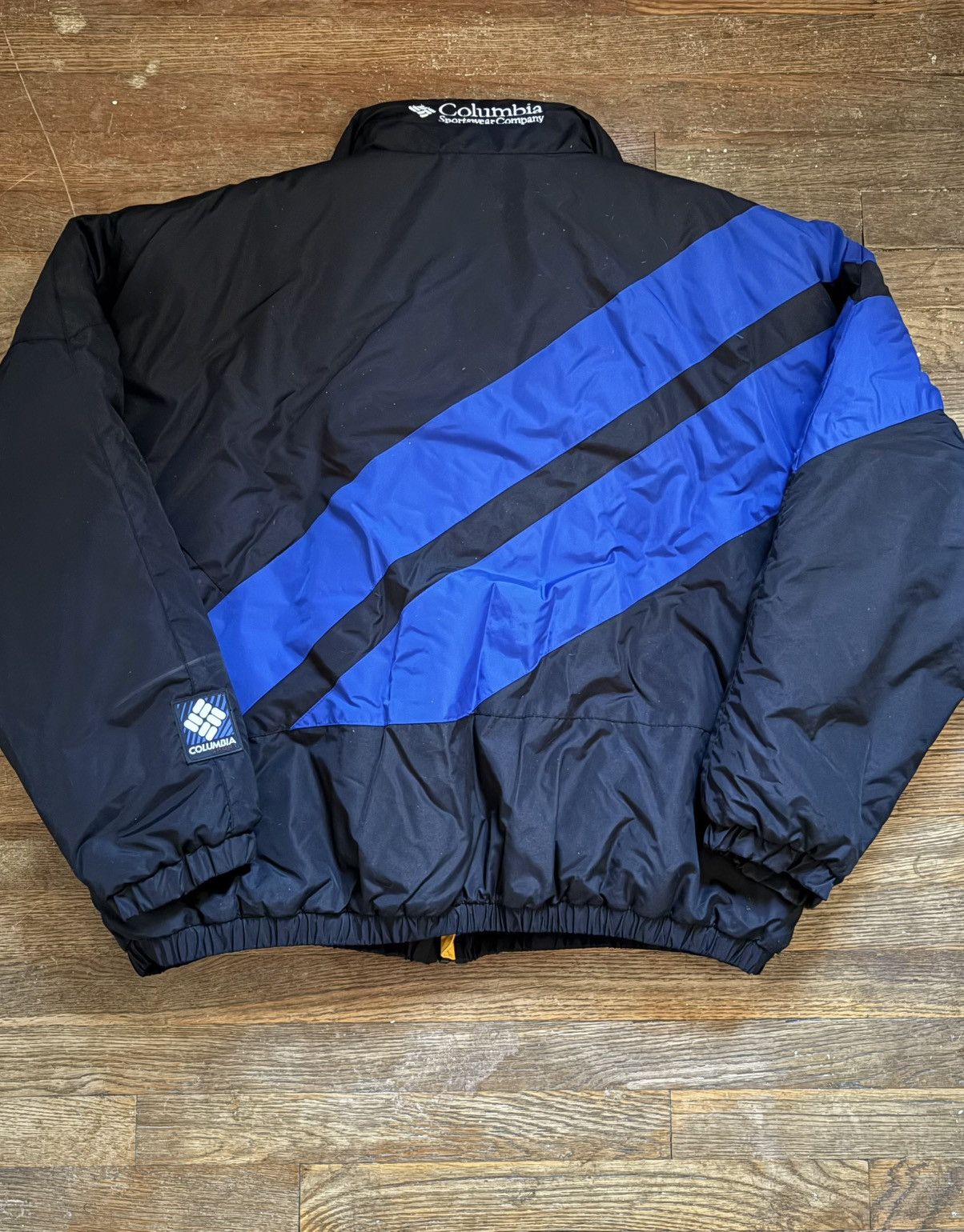 Columbia × Vintage COLUMBIA “Big Logo Puffer” Jacket Size US XL / EU 56 / 4 - 3 Thumbnail