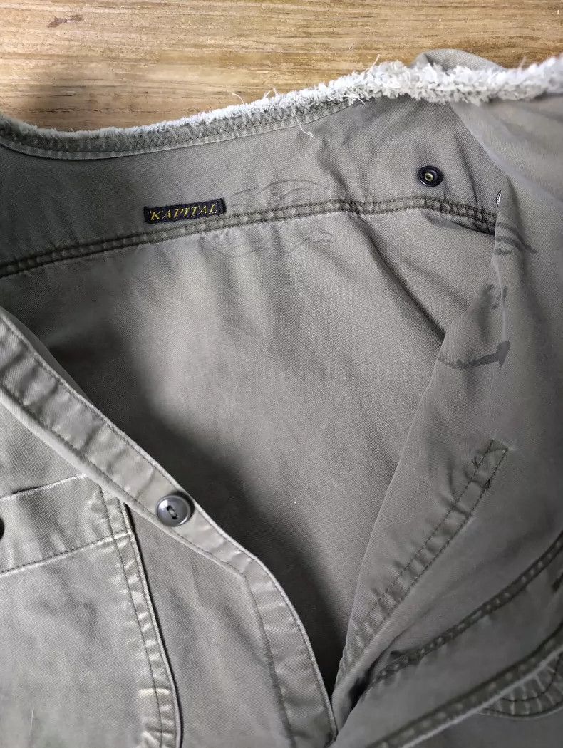Kapital KAPITAL Vintage Military Washed Jacket Size US XXS / EU 40 - 3 Thumbnail