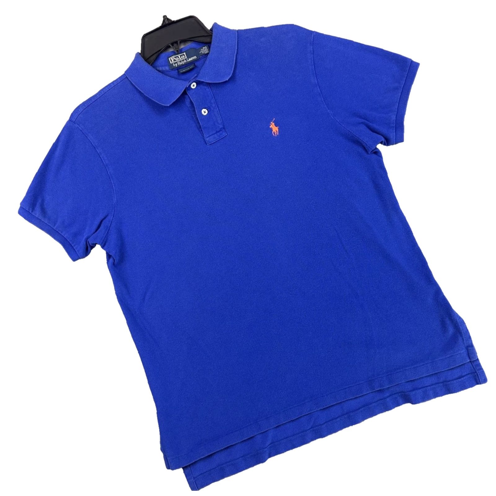 Polo Ralph Lauren Polo Ralph Lauren Polo Shirt Mens Large Blue Custom Fit Classic Pony Golf Casual Shirt Size US L / EU 52-54 / 3 - 2 Thumbnail