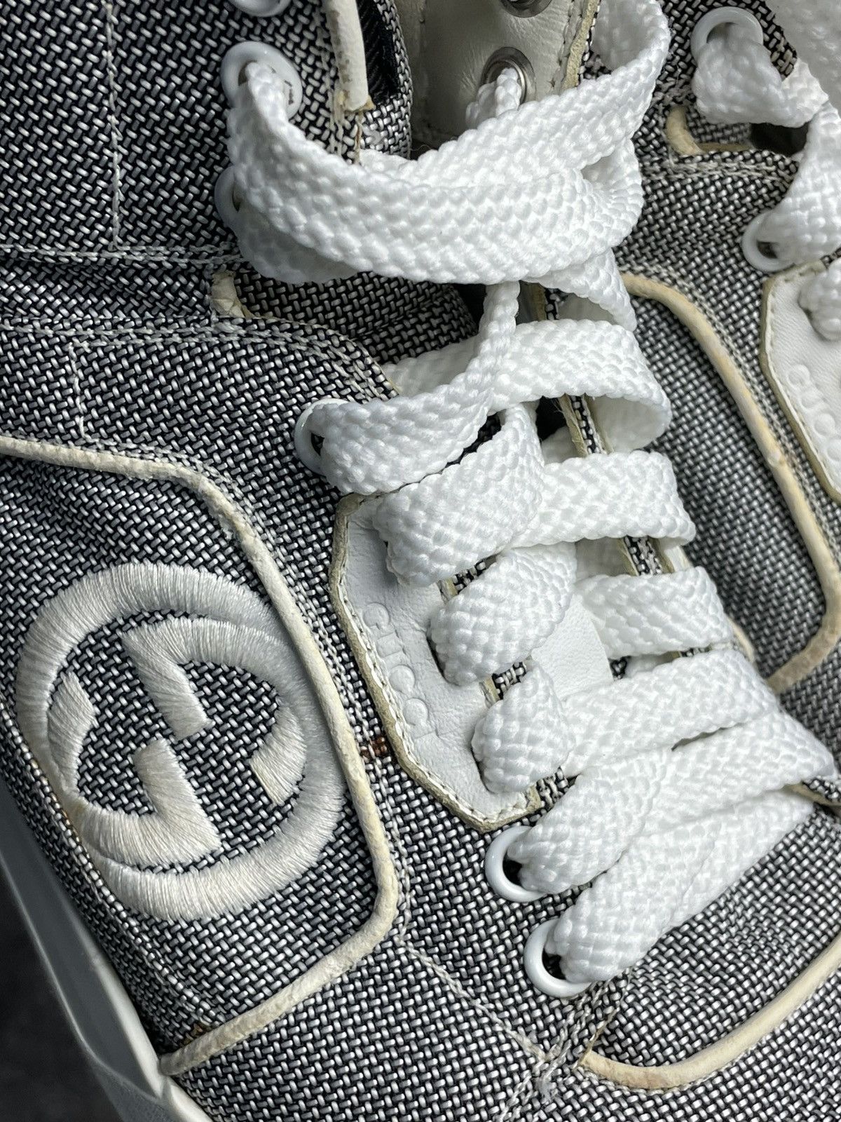 Gucci Gucci Gray High Top Sneakers Size US 8 / EU 41 - 3 Thumbnail
