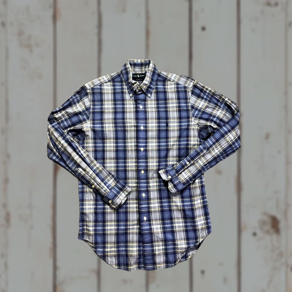 Ralph Lauren Ralph Lauren Shirt Mens Small Blue Plaid Classic Fit Button Down Long Sleeve Size US S / EU 44-46 / 1 - 1 Thumbnail