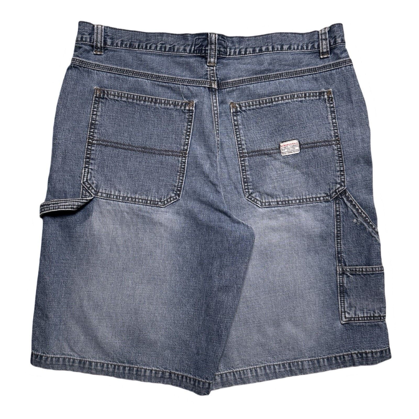 Aeropostale Vintage Y2K Aeropostale Light Wash Distressed Jean Shorts 36 Size US 36 / EU 52 - 1 Thumbnail