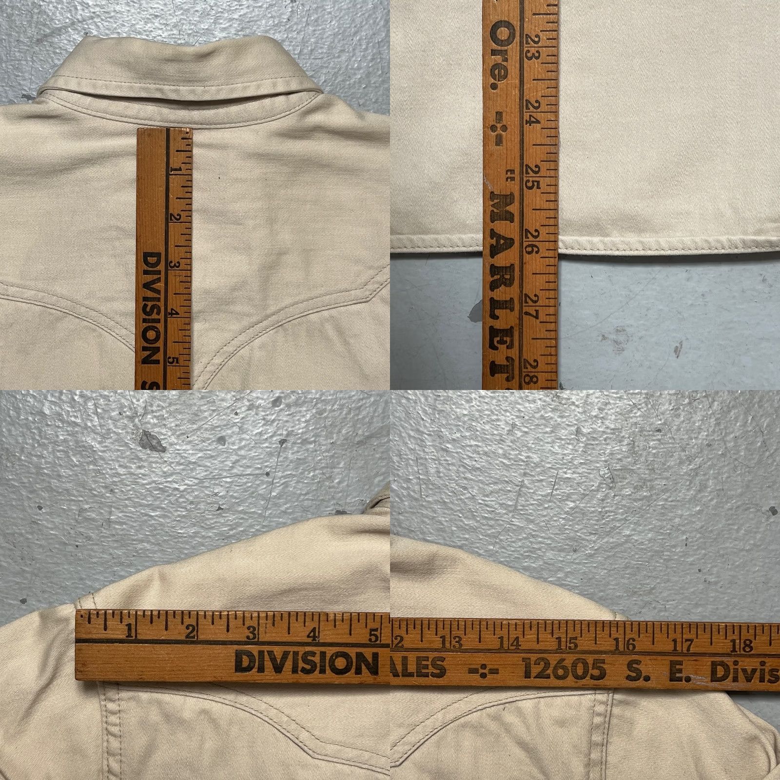 Vintage The Real McCoys Western Shirt 14 XS-S Beige Cotton Button-Up Snap Vintage 50s 60s Made Japan Unisex Adults Mens Womens Size US S / EU 44-46 / 1 - 8 Thumbnail