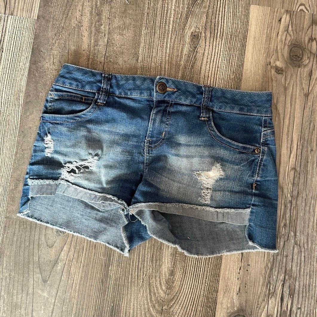 Other no boundaries ripped denim jean shorts Size 30" / US 8 / IT 44 - 1 Thumbnail