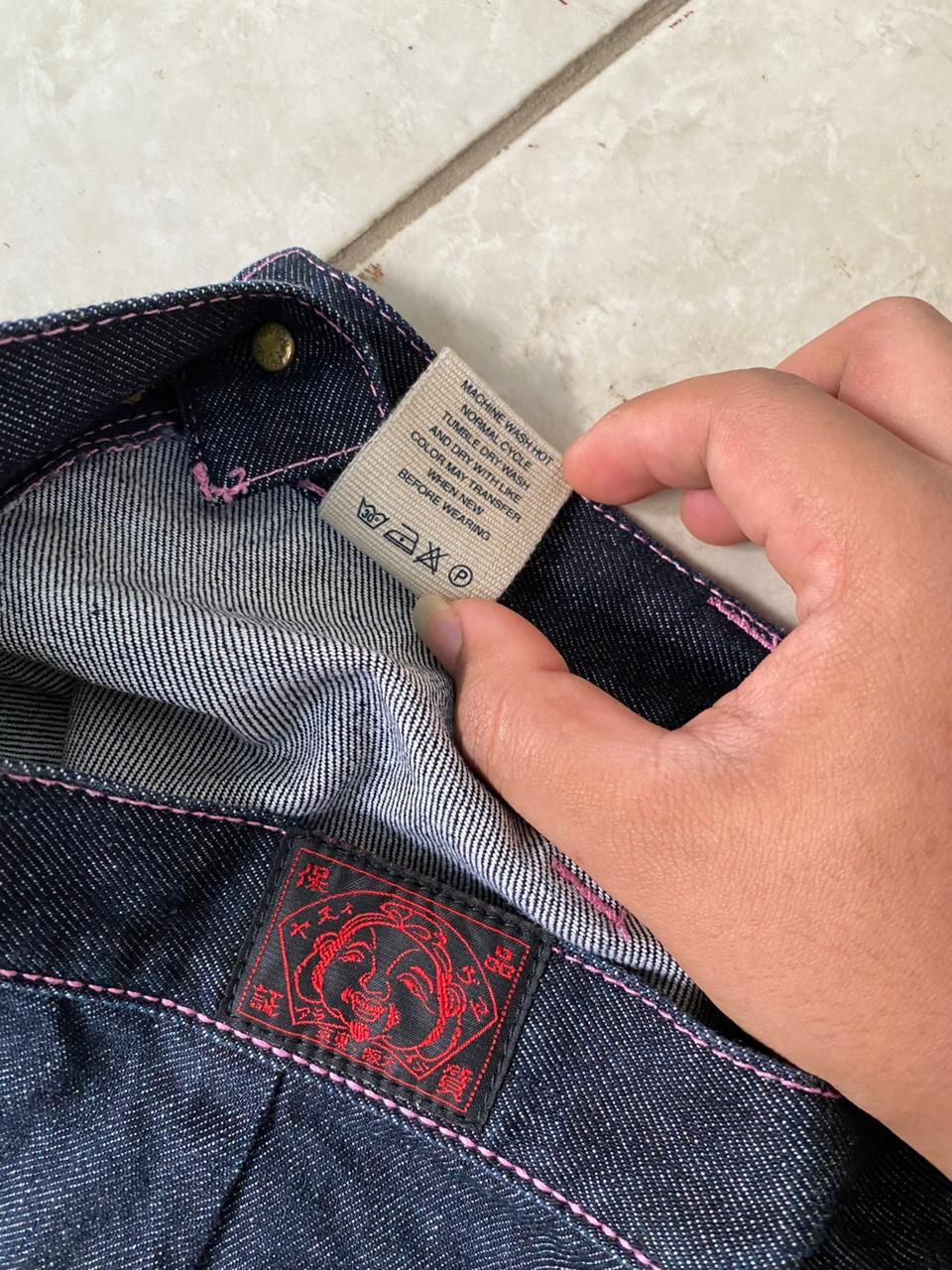 Evisu Vintage Evisu Embroided Pink Seagull (RARE) Size 28" / US 6 / IT 42 - 8 Thumbnail