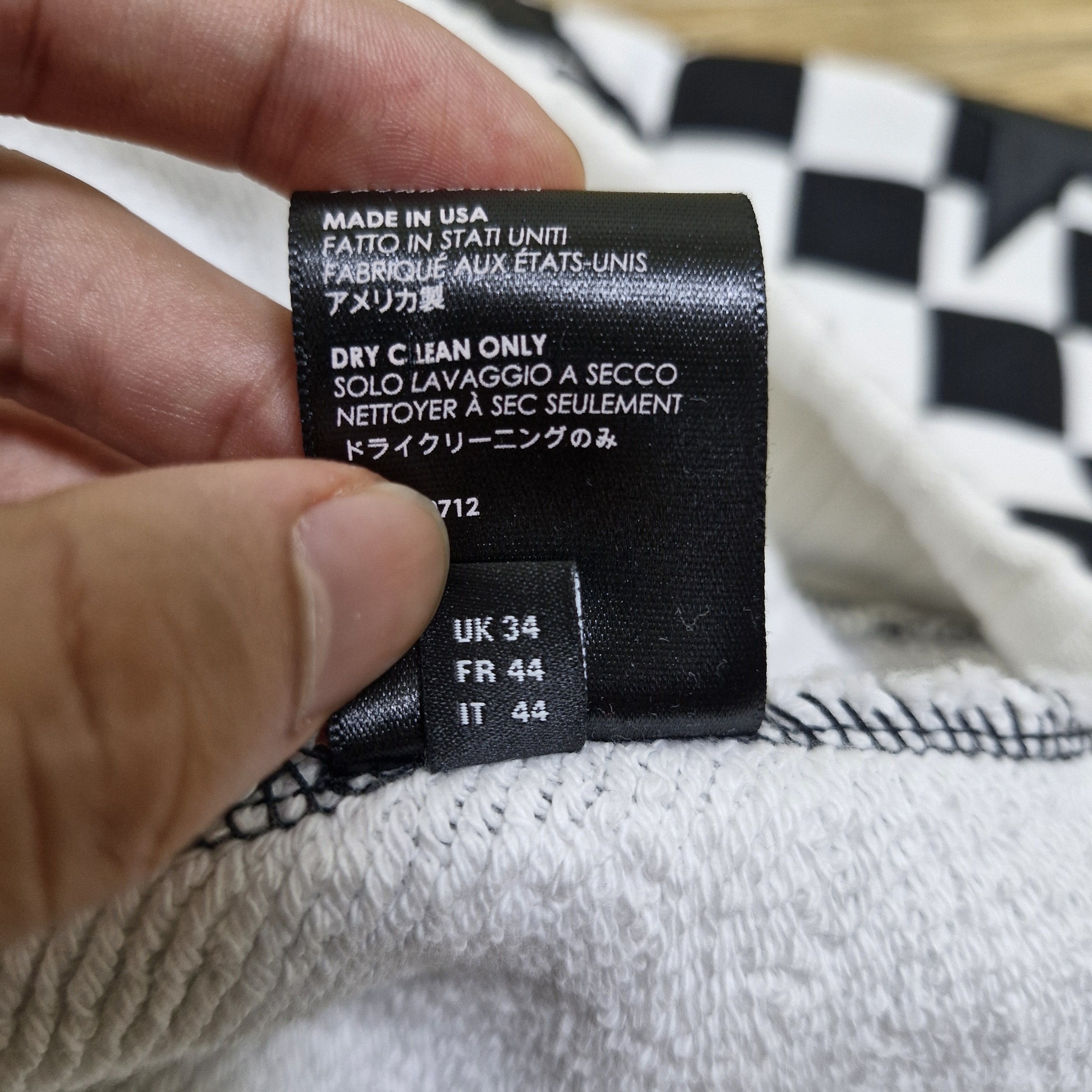 Amiri AMIRI Checkerboard Hoodie w/ Star Patches Size US XS / EU 42 / 0 - 10 Thumbnail