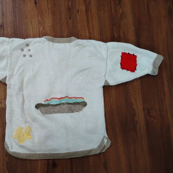 Other Vintage Berek Snack Food Hand Knit Novelty Sweater Size S / US 4 / IT 40 - 7 Thumbnail
