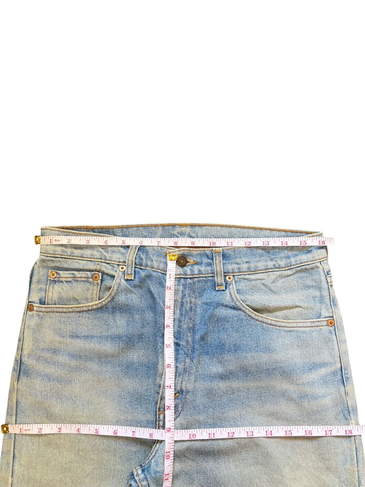 Levi's Vintage 90s Levis 515 Mud Wash Distress Loose Jeans Size US 32 / EU 48 - 6 Thumbnail