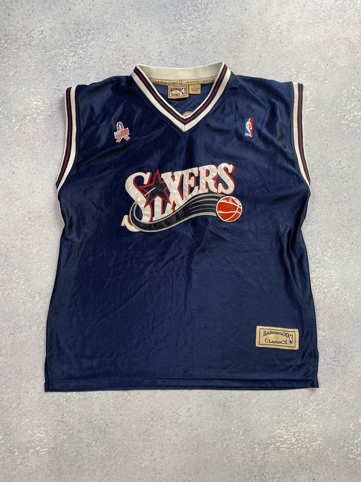 NBA Harwood Classic NBA Sixers Iverson #3 Jersey Size US XL / EU 56 / 4 - 2 Thumbnail