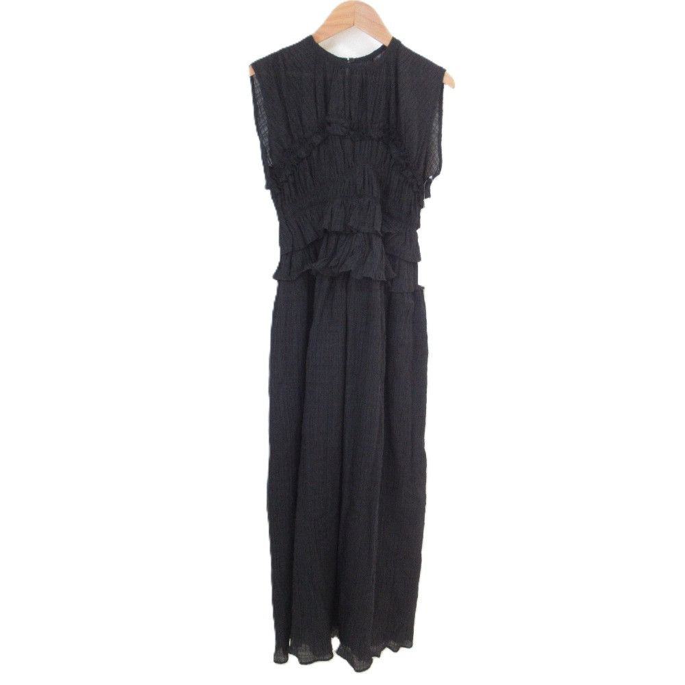 Other Other NATURAL BEAUTY BASIC Sheer Check Shirring Dress Cotton Dresses DUTY FREE for USA Size ONE SIZE - 1 Thumbnail
