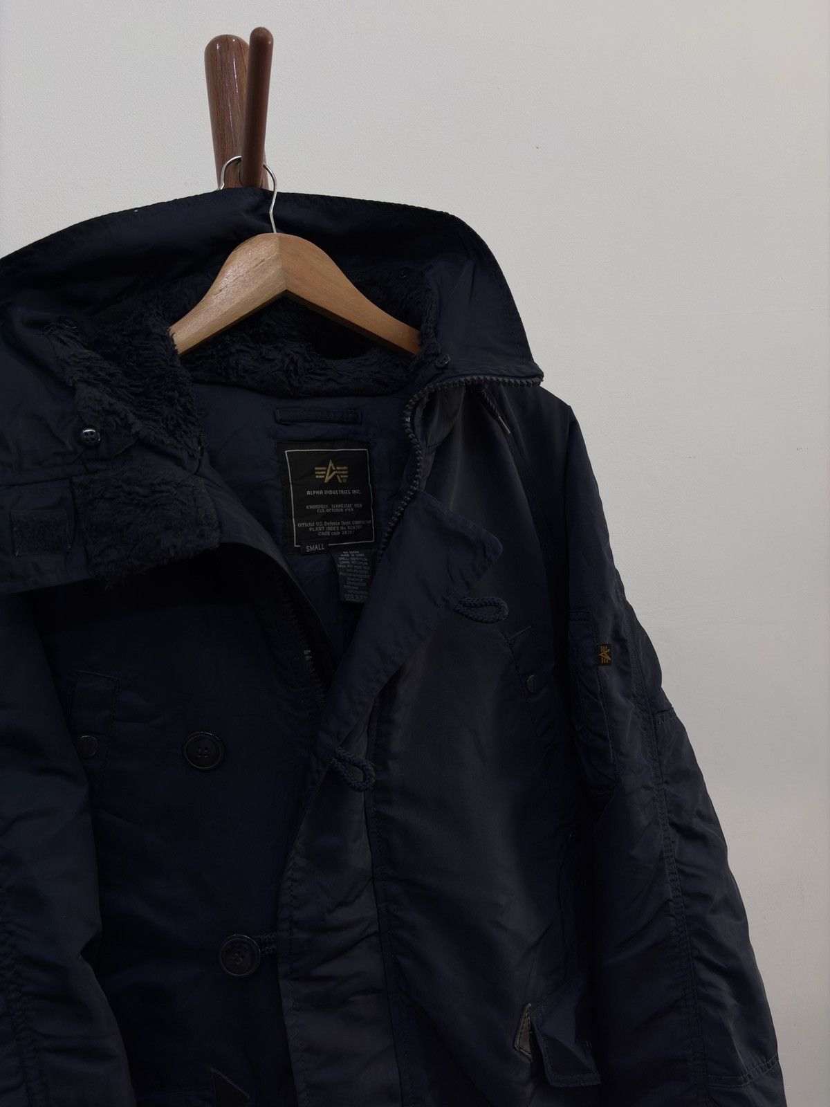 Alpha Industries Navy Alpha Industries N-3B Parkha Size US S / EU 44-46 / 1 - 7 Thumbnail