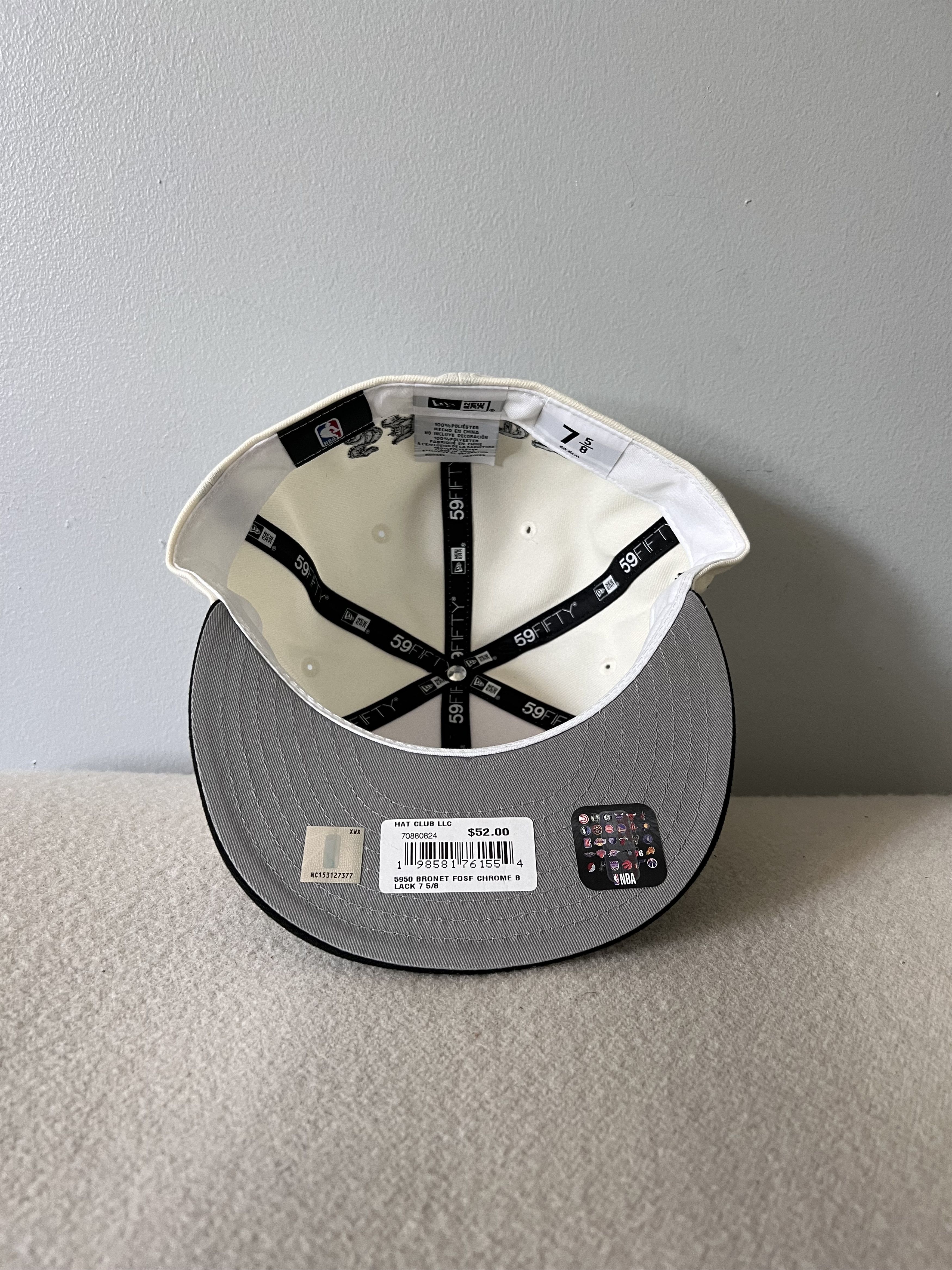 Hat Club 7 5/8 New Era Jae Tips Brooklyn Nets 59FIFTY Fitted Hat Size ONE SIZE - 6 Thumbnail