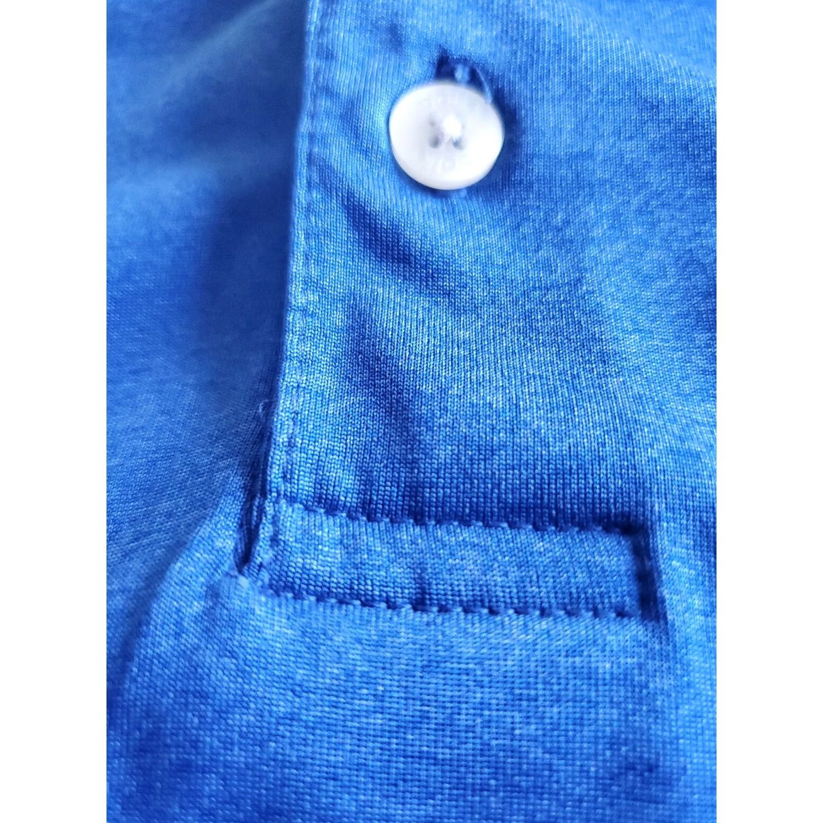 Vintage Bollé Polo Shirt XL Men Short Sleeve Blue 100% Polyester Casual Activewear Travel Workwear Shirt Size US XL / EU 56 / 4 - 5 Thumbnail