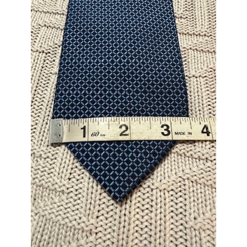 Brooks Brothers Brooks Brothers navy blue diamond geometric silk tie Size ONE SIZE - 4 Thumbnail