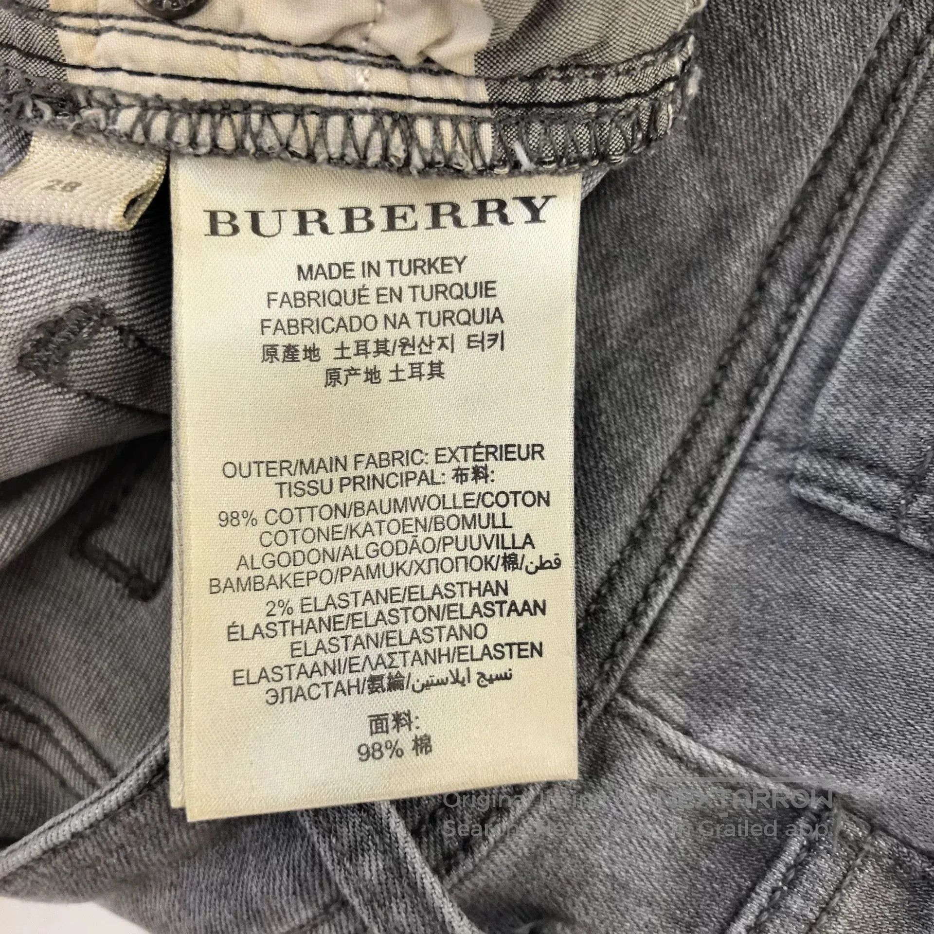 Burberry Burberry Women's Jeans. Size 37" - 4 Thumbnail