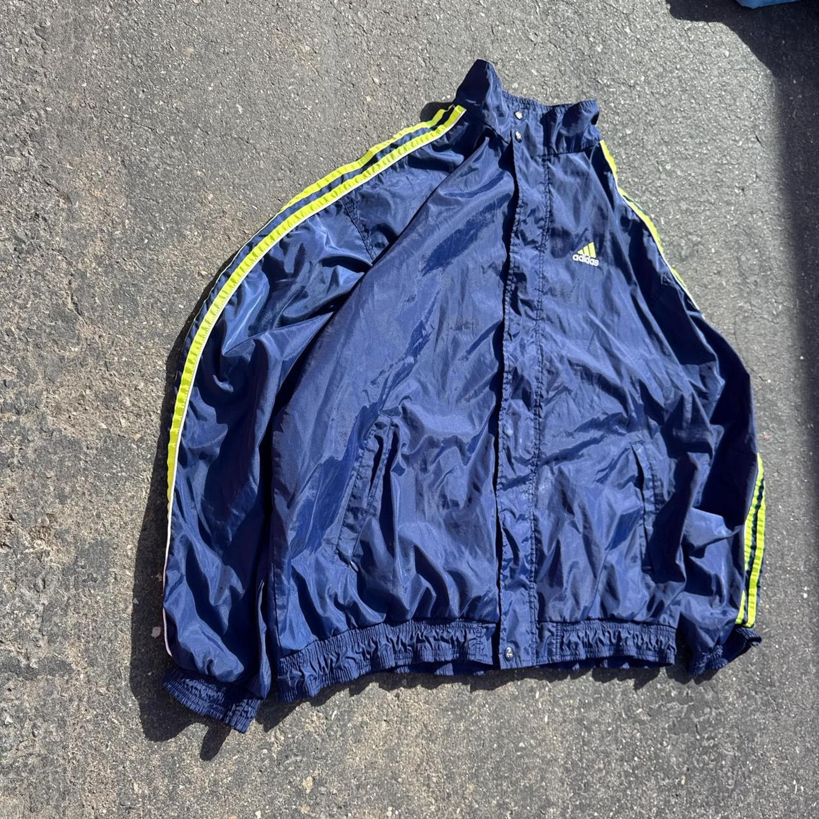 Adidas Vintage Adidas Blue Track Jacket Size XXL Size US XXL / EU 58 / 5 - 2 Thumbnail