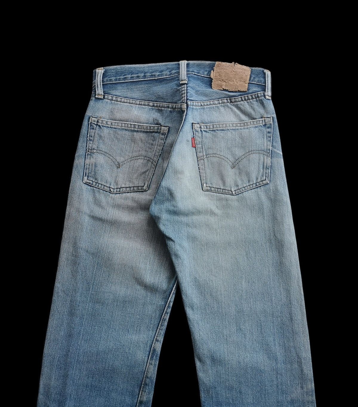 Levi's 70s - 80s Vintage Levis Button Stamp 6 Selvedge Denim Jeans Size US 27 - 7 Thumbnail