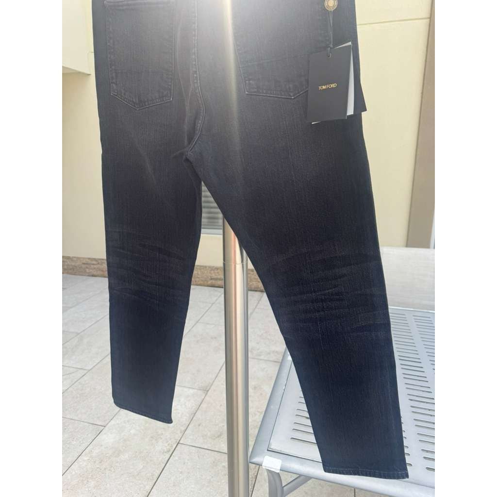 Tom Ford o1rshd1 Tapered Denim Jeans in Black Size US 33 - 9 Thumbnail
