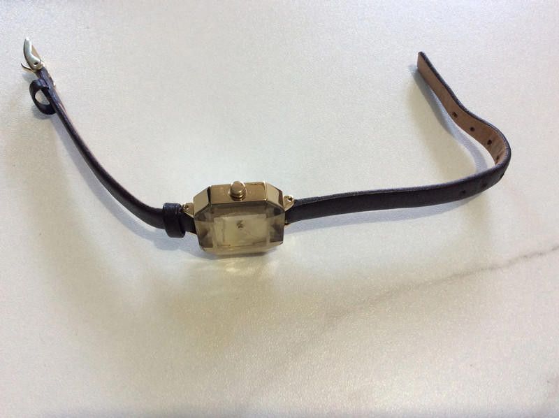 French Connection French ladies gold dial brown leather strap Size ONE SIZE - 2 Thumbnail