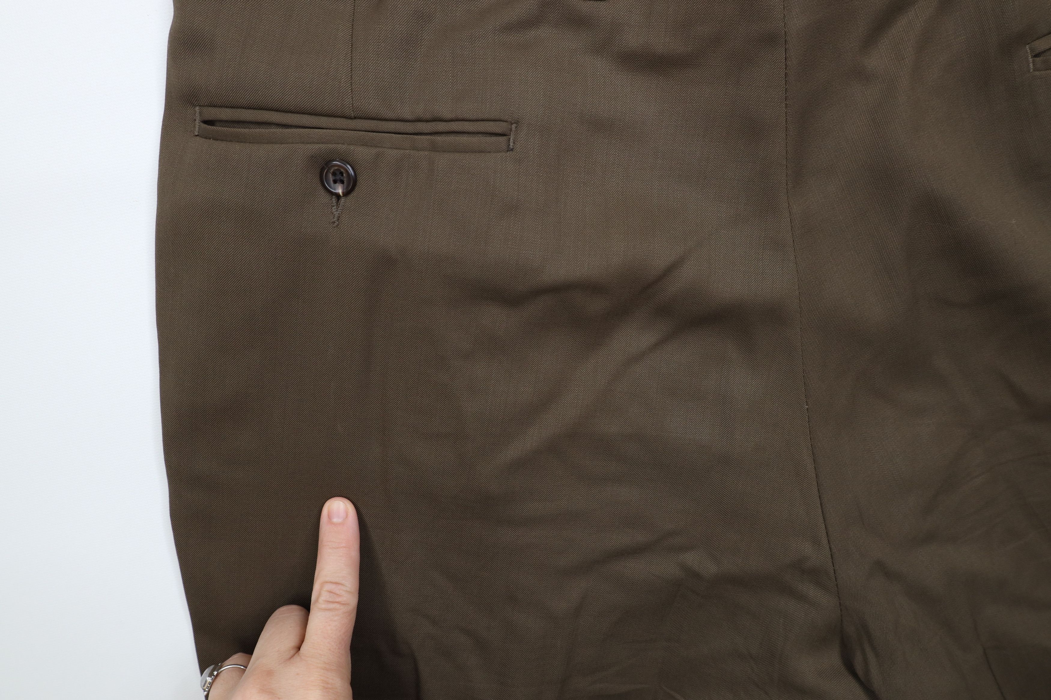 Jos. A. Bank Vintage Jos A Bank Wool Knit Wide Leg Chino Pants Brown Size US 38 / EU 54 - 13 Thumbnail