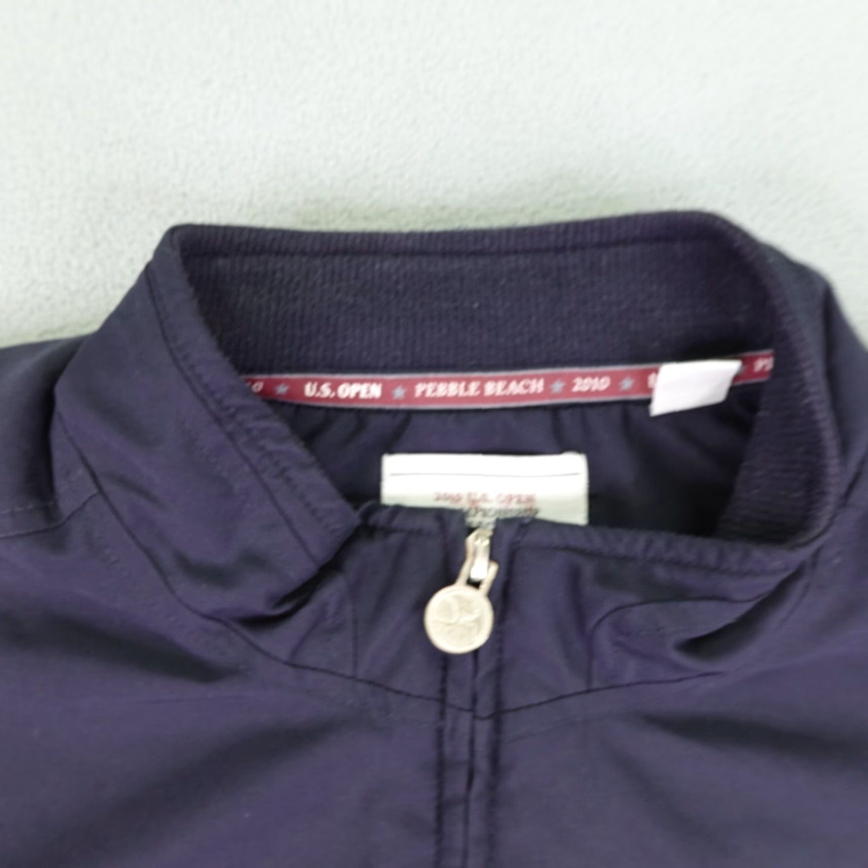 Vintage Ashworth Jacket Men Large Blue Pebble Beach US Open 2010 Golf Windbreaker Coat Size US L / EU 52-54 / 3 - 2 Thumbnail