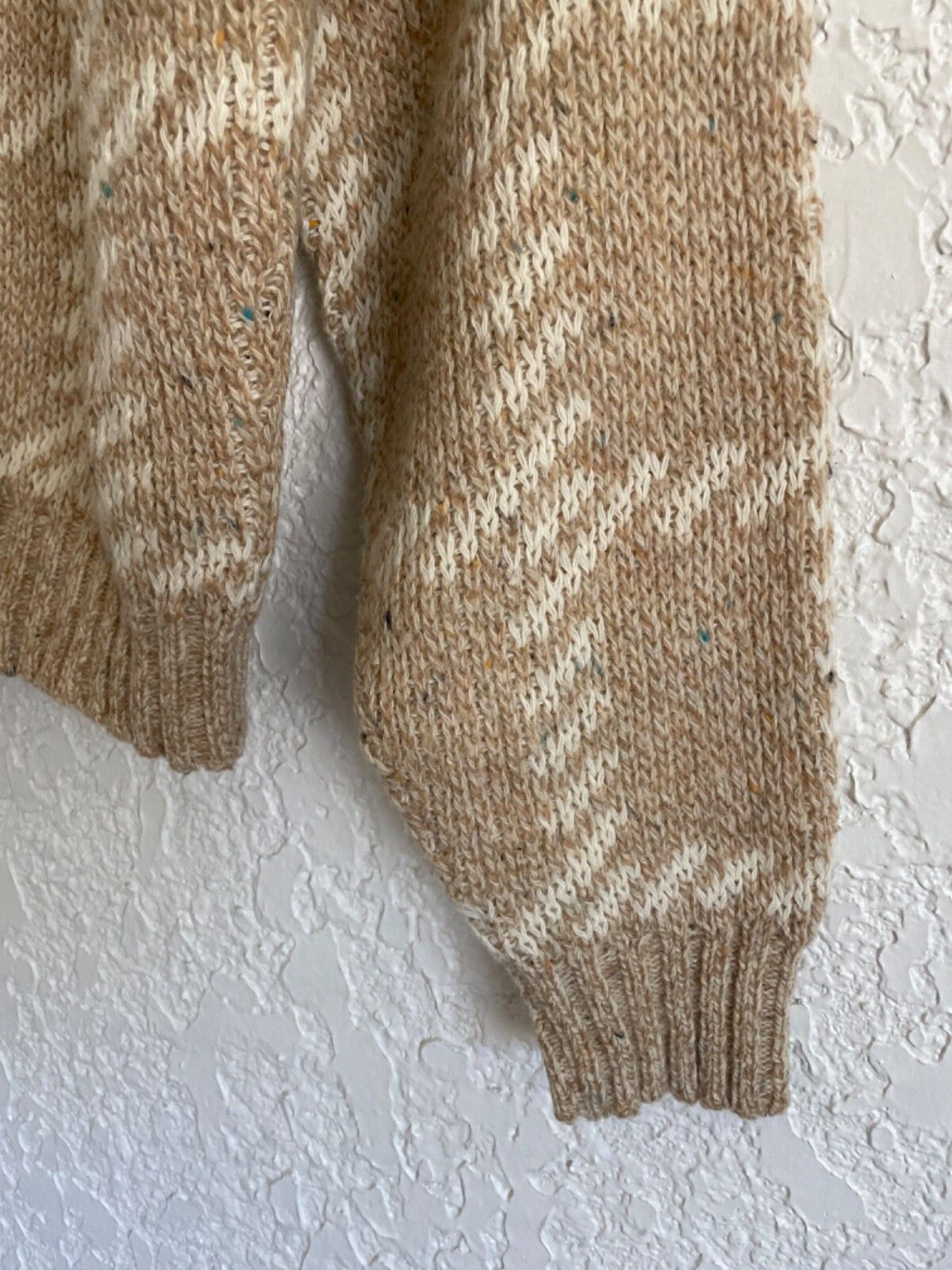 Giorgio Armani 🔥 GIORGIO ARMANI® RARE 90s Wool Speckled Fisherman Sweater Size US XL / EU 56 / 4 - 5 Thumbnail