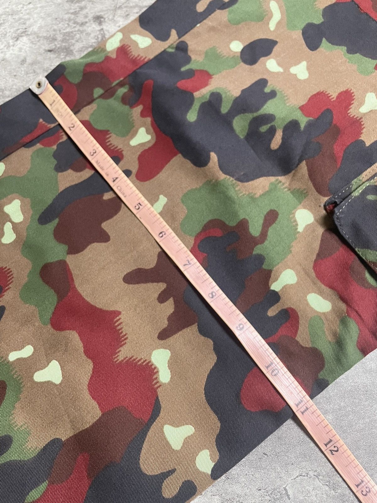 Japanese Brand M83 Swiss Field Camo Pants Size US 32 / EU 48 - 16 Thumbnail