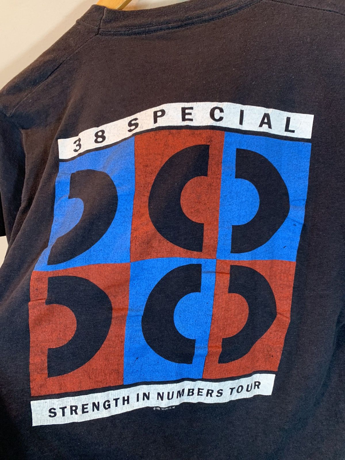 Band Tees × Vintage RARE* Vintage 1986 38 Special Strength In Numbers Tour Shirt Size US M / EU 48-50 / 2 - 4 Thumbnail