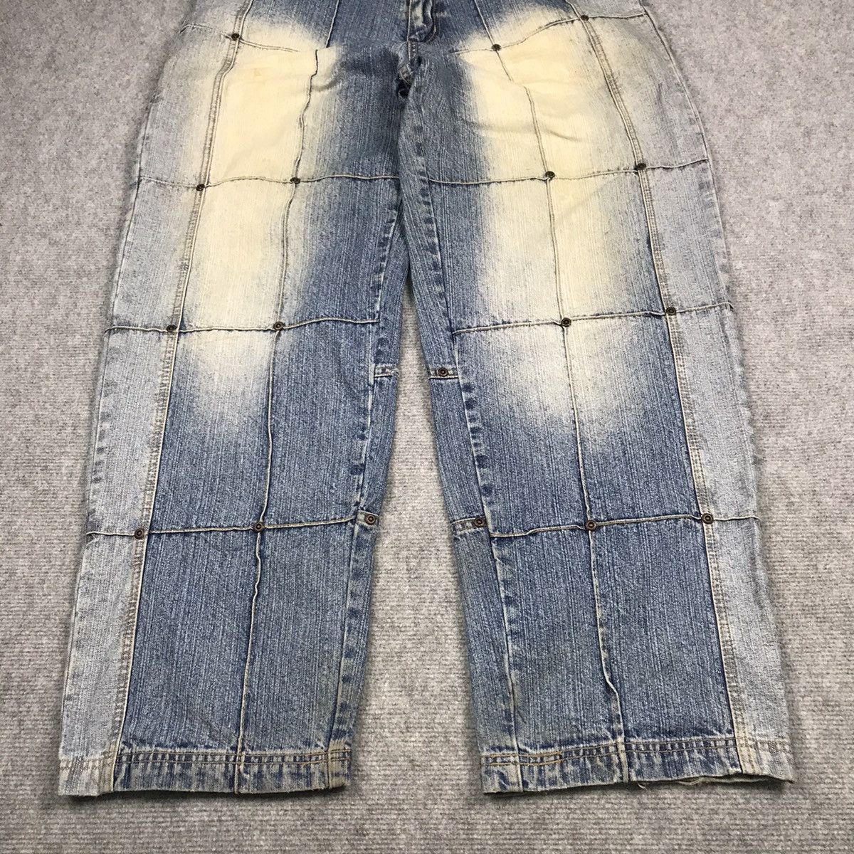 Japanese Brand BAGGY🔥NOIZ JEANS DENIM FADED JAPANESE STYLE PANTS Size US 32 / EU 48 - 2 Thumbnail