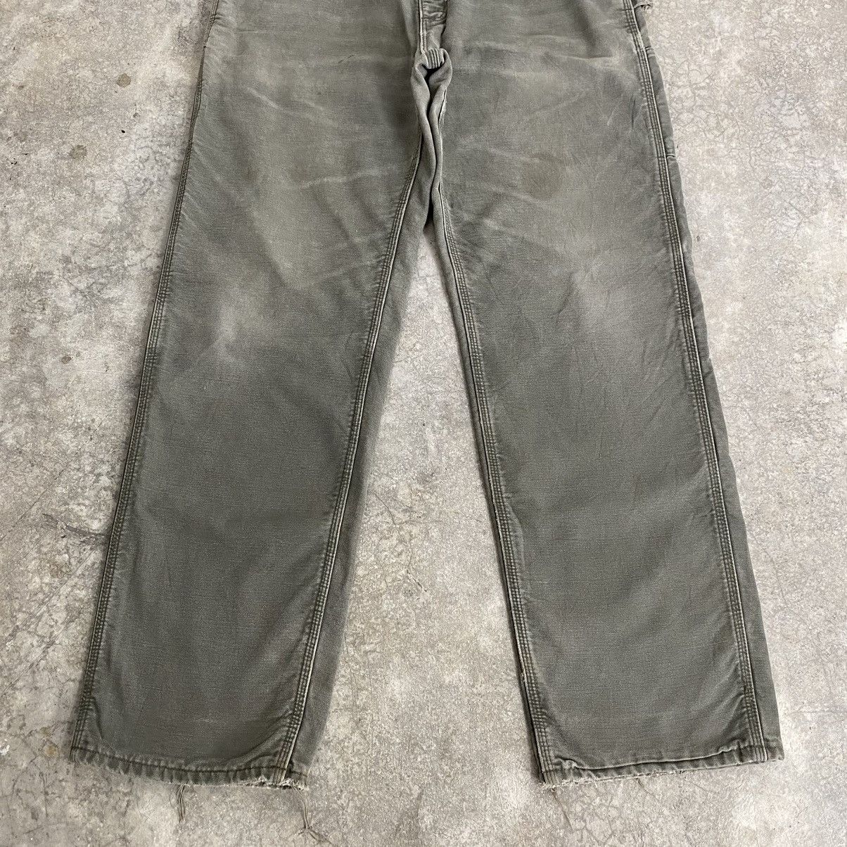 Carhartt Vintage Carhartt Blanket Lined Faded Carpenter Work Pants Size US 36 / EU 52 - 7 Thumbnail
