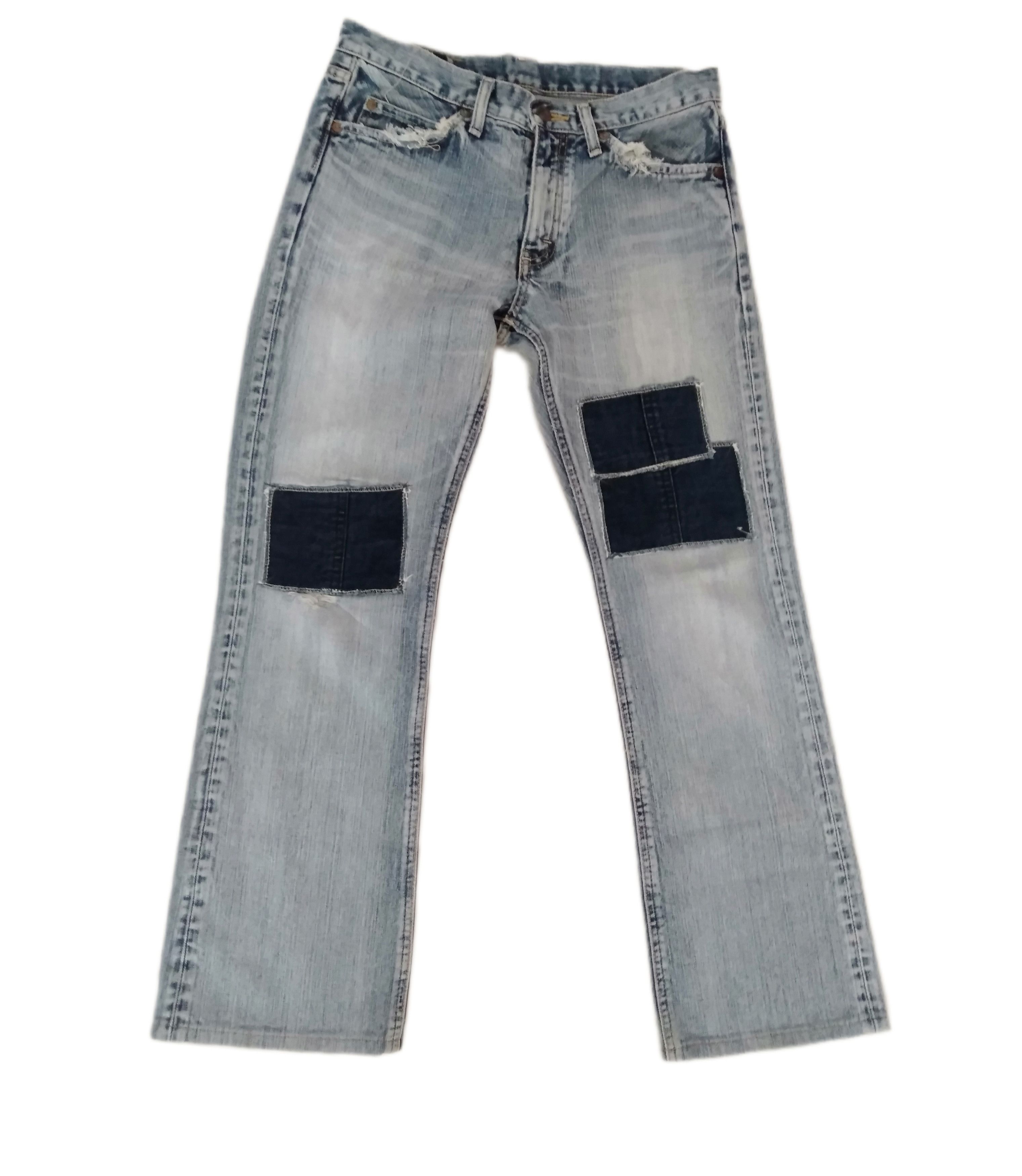 Japanese Brand × Lee × Vintage LEE Riders Made in Japan Vintage Patchwork Jeans Size US 29 - 1 Thumbnail