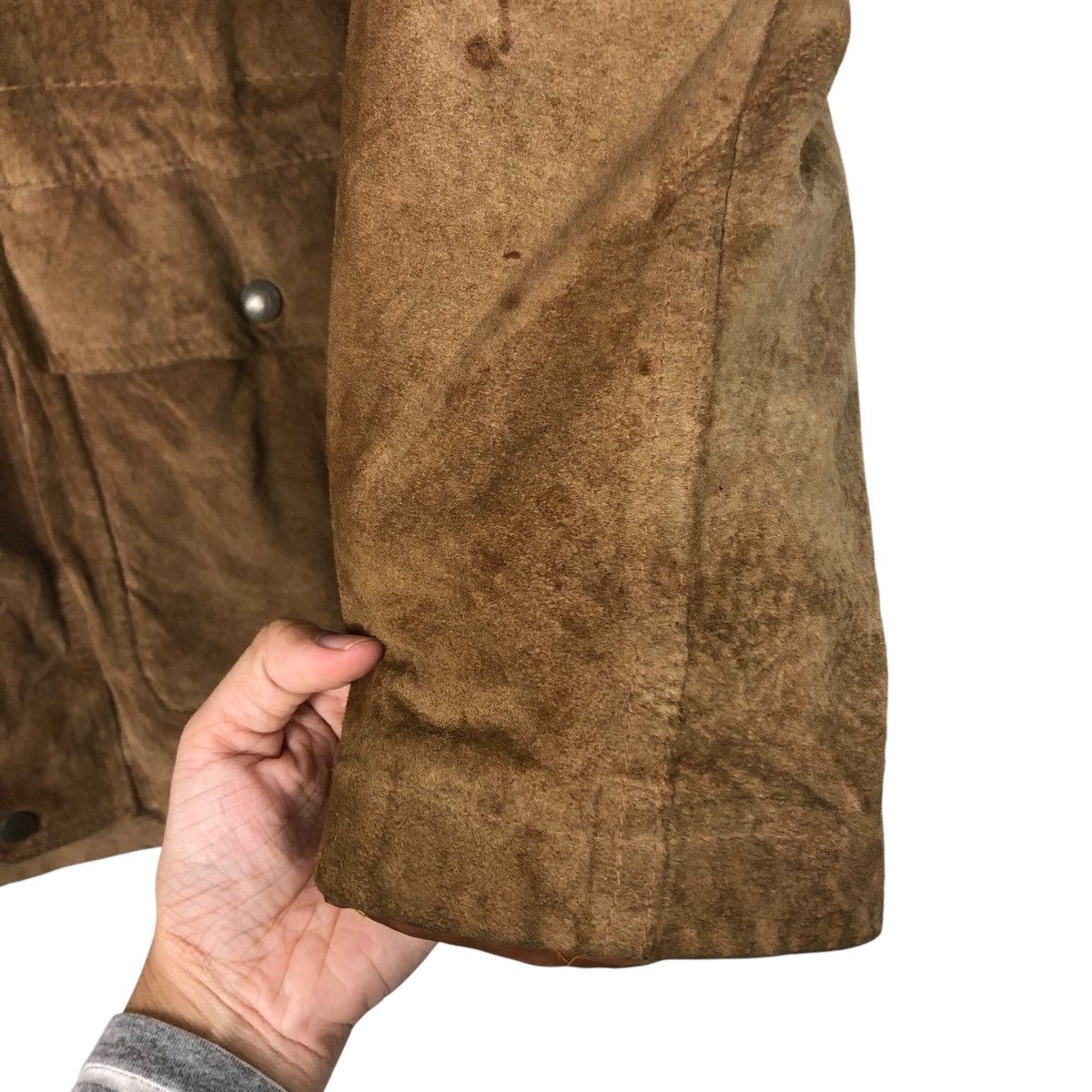 Japanese Brand 📌Vintage Chore Worker Leather Jacket Machope Issey Miyake Size US M / EU 48-50 / 2 - 16 Thumbnail