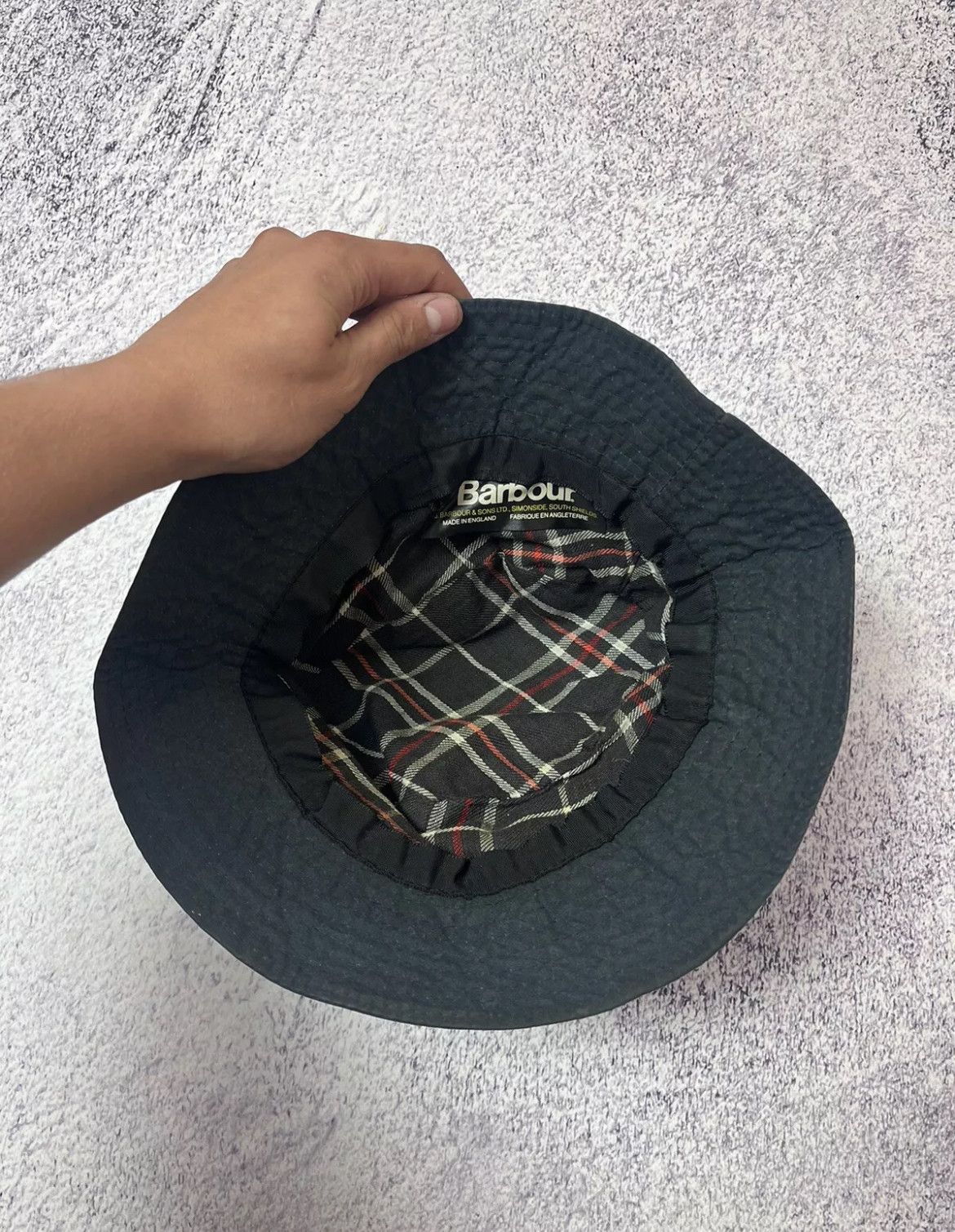 Barbour × Vintage Vintage Panama Barbour Wax rare ykk hat made in Britain 🇬🇧 Size ONE SIZE - 2 Thumbnail