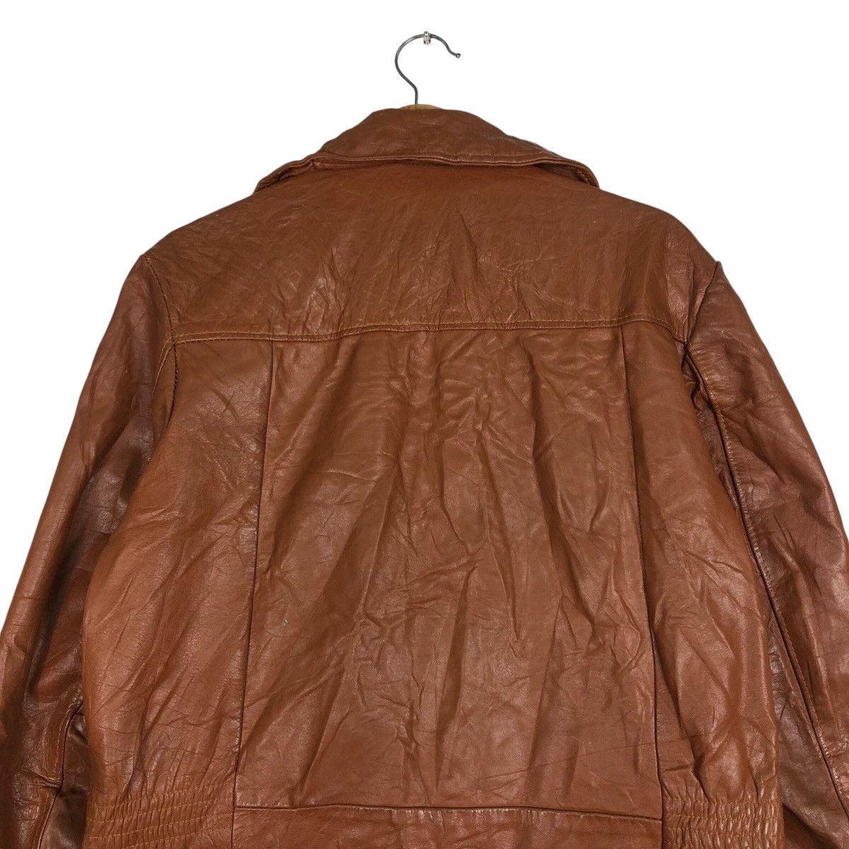 Toyo Enterprises 📌Vintage Biker Leather Jacket Skalar Made in Usa Blanket Size US M / EU 48-50 / 2 - 10 Thumbnail