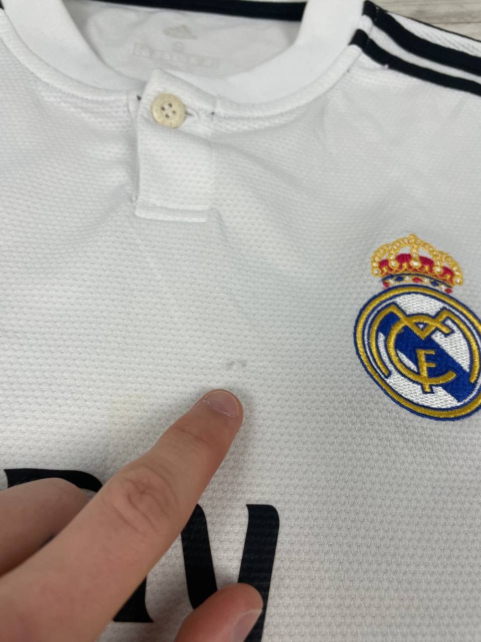 Adidas Adidas REAL MADRID 2018 2019 HOME Shirt Soccer Jersey Size US S / EU 44-46 / 1 - 6 Thumbnail