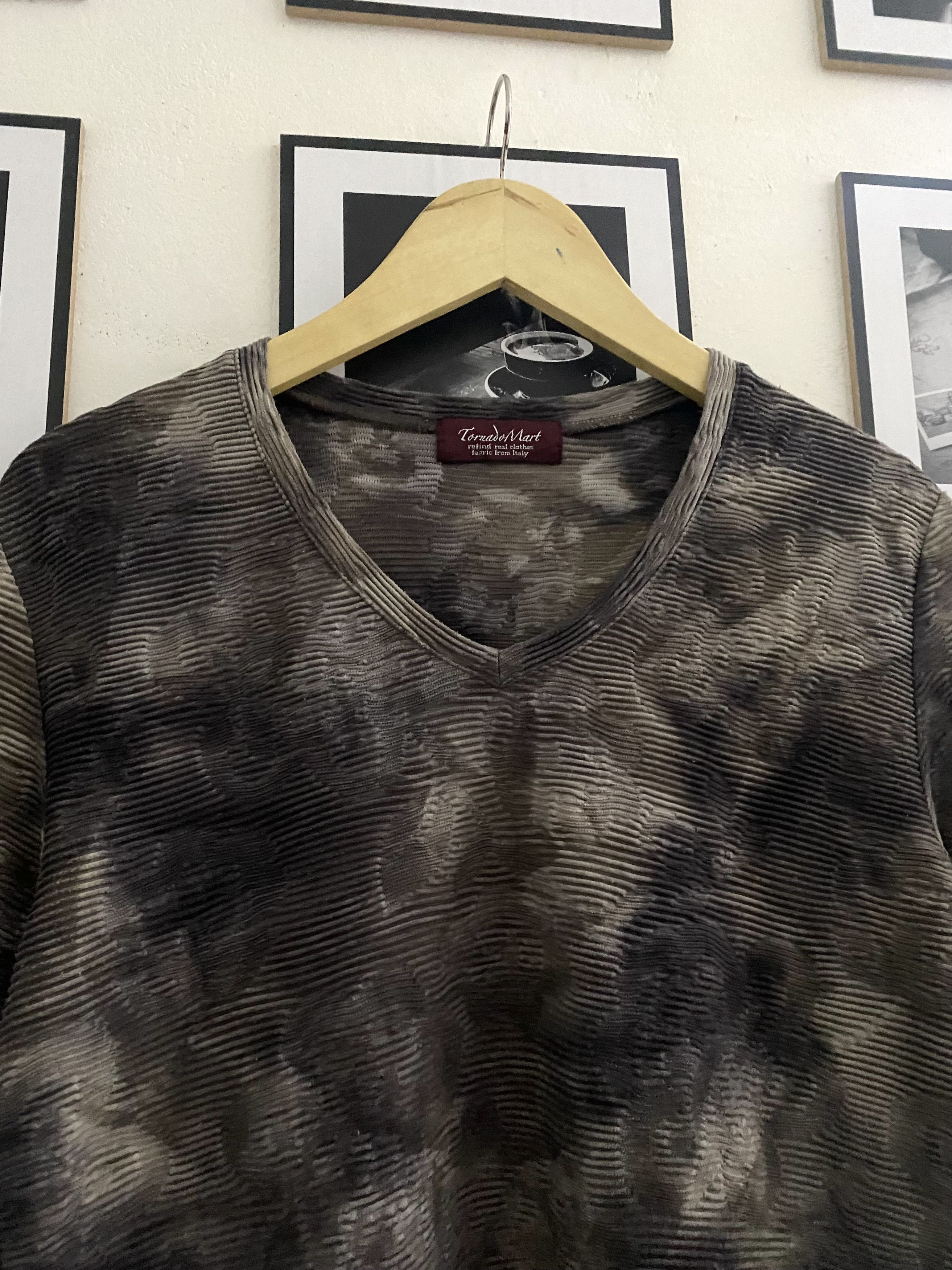Tornado Mart 2000s TORNADO MART FLOWER WRINKLE TEE Size US M / EU 48-50 / 2 - 2 Thumbnail