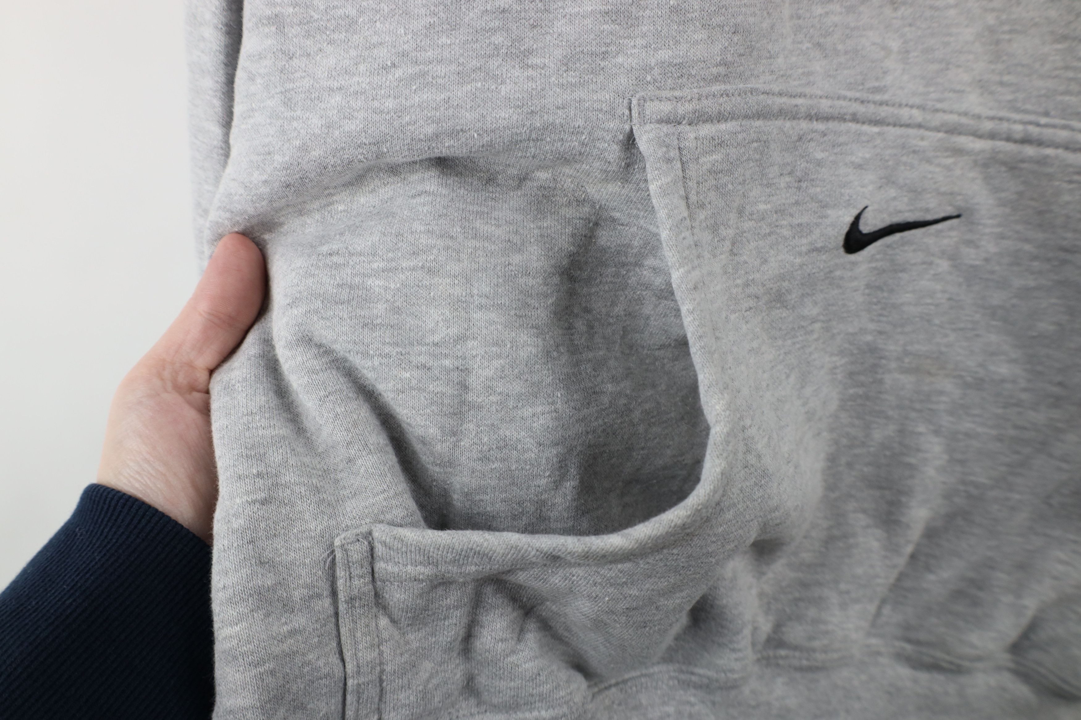 Nike × Vintage Vintage Y2K Nike Scott Center Swoosh Hoodie Sweatshirt Gray Size US L / EU 52-54 / 3 - 7 Thumbnail