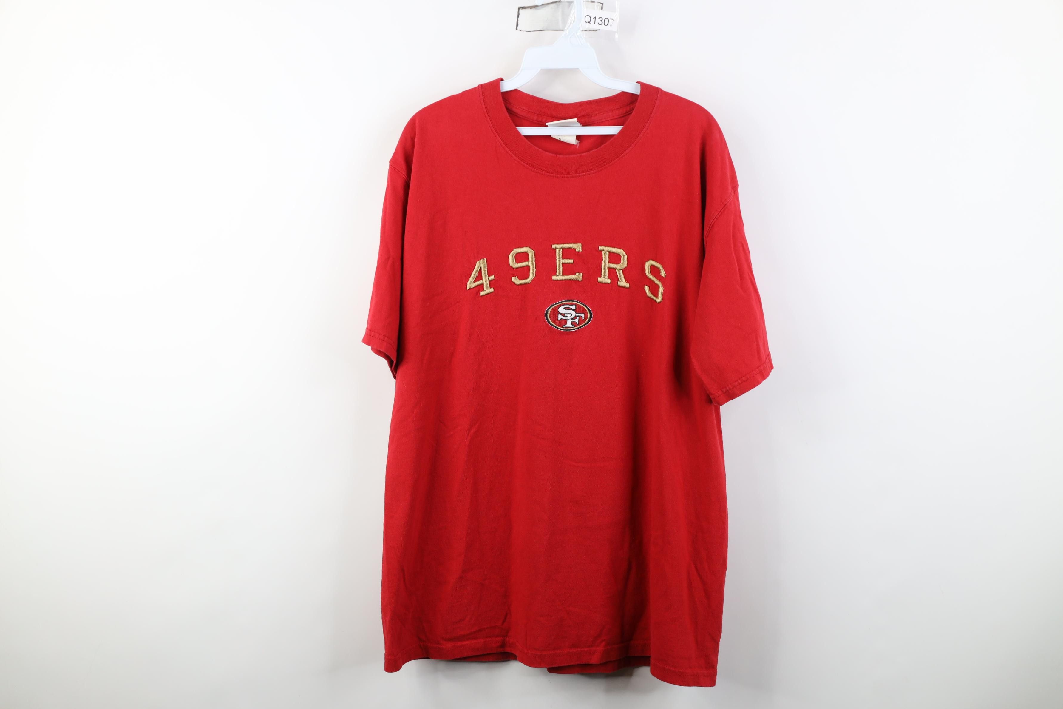 Vintage Vintage Y2K 2002 NFL San Francisco 49ers Football T-Shirt Size US L / EU 52-54 / 3 - 1 Thumbnail