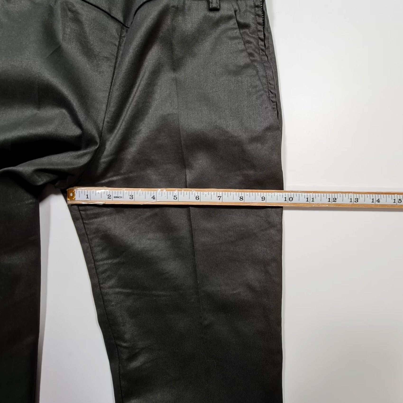 RMC Jeans FC Jeans Established 1972 Women's Jeans Black 6 UK Coated Twill Stretch Tapered Slim High Rise Jeans Women Boys Girls Mens Size 28" / US 6 / IT 42 - 6 Thumbnail