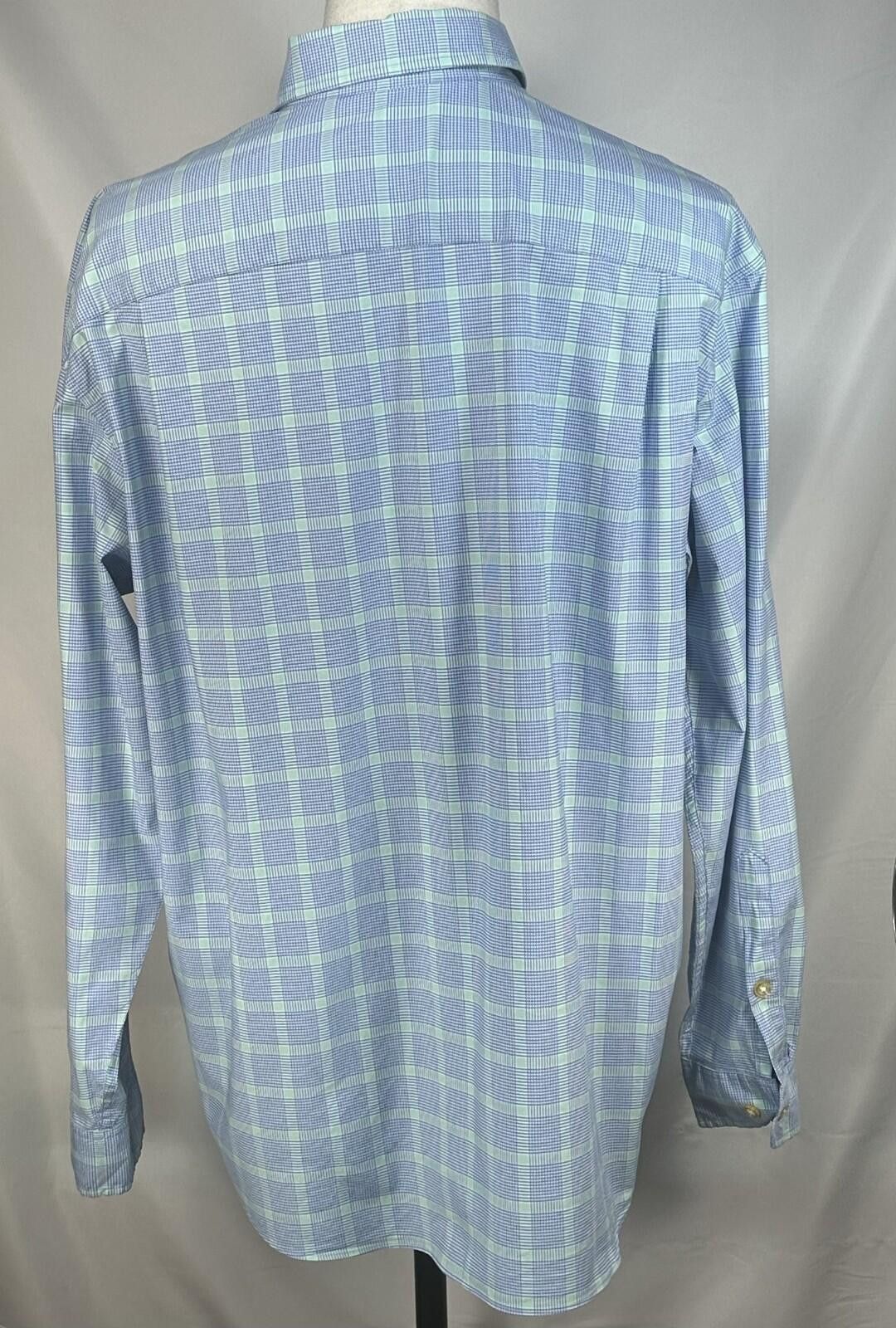 Orvis Orvis Checked Classic Fit Oxford Button Up Blue Mens XL Size US XL / EU 56 / 4 - 2 Thumbnail