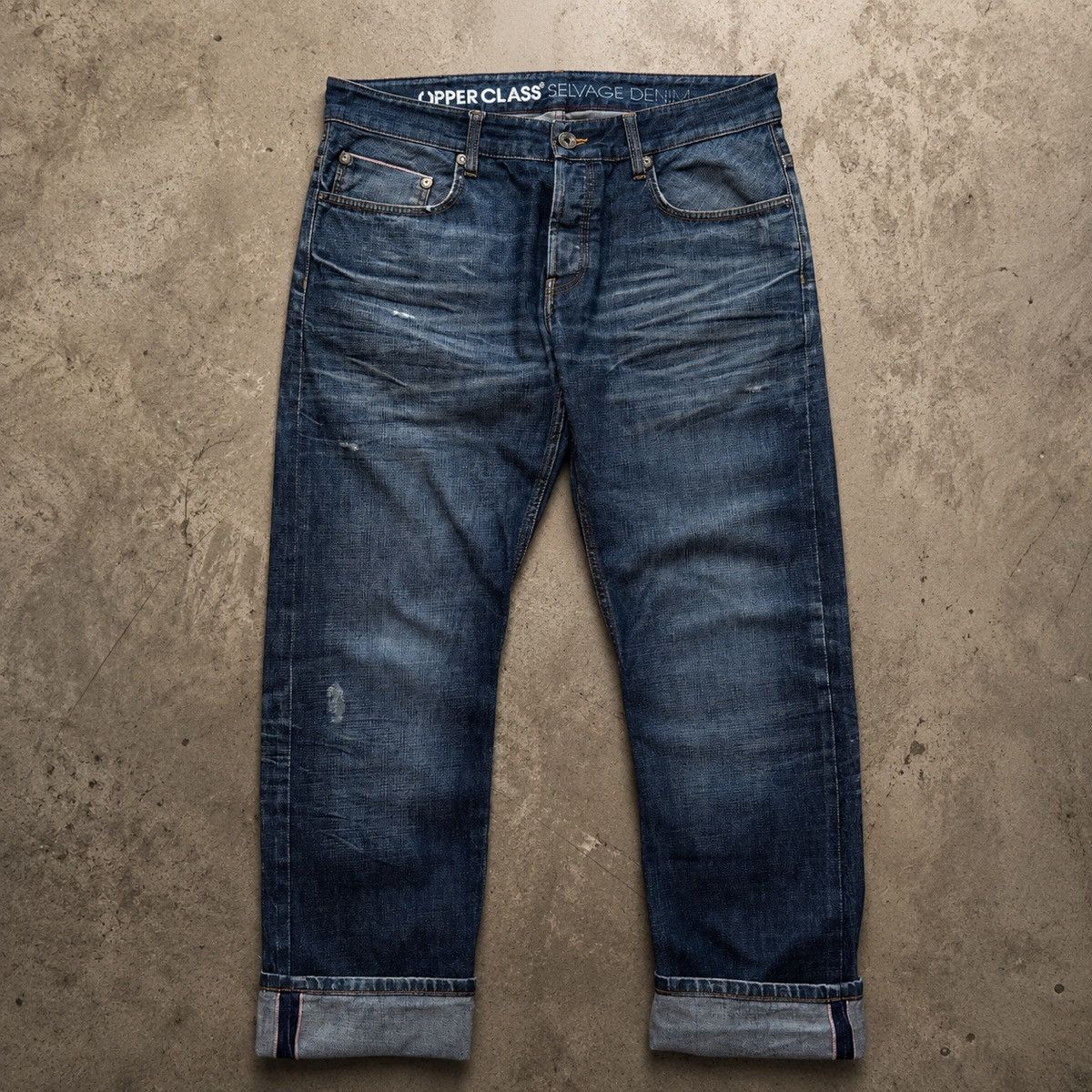 Iron Heart Upper Class Selvage Denim Jeans M-202 Strait Cut Size US 34 / EU 50 - 1 Thumbnail