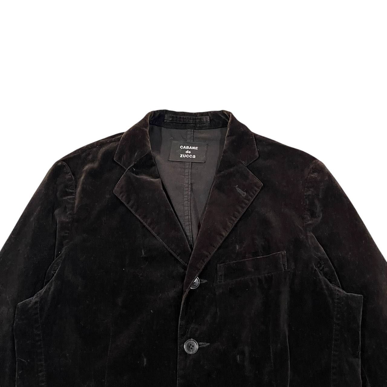 CABANE de ZUCCa Vintage Cabane de Zucca Velvet Jacket Size US M / EU 48-50 / 2 - 2 Thumbnail