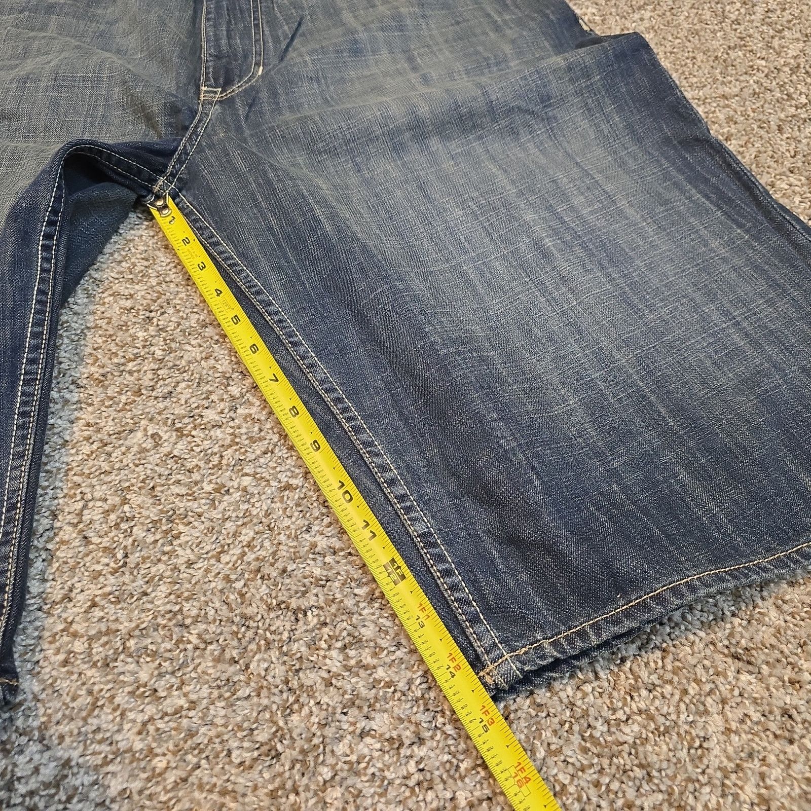 Ecko Unltd. NWT DS Y2K Vintage Ecko Unltd Baggy Jean Shorts Embroidered Size US 40 / EU 56 - 10 Thumbnail