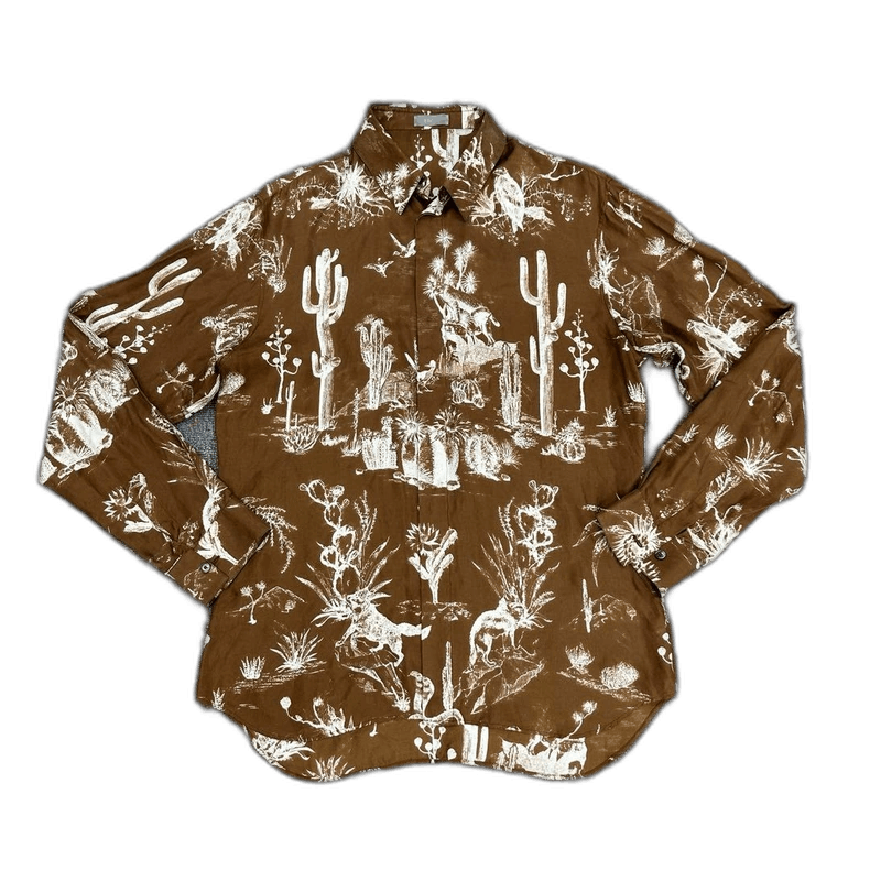 Dior DIOR x Travis Scott Cactus Jack Long Sleeve Shirt Size US M / EU 48-50 / 2 - 1 Thumbnail